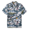 Hawaiian Shirt For Powder Rush Shirt Camp Collar 100% Cotton By Sun