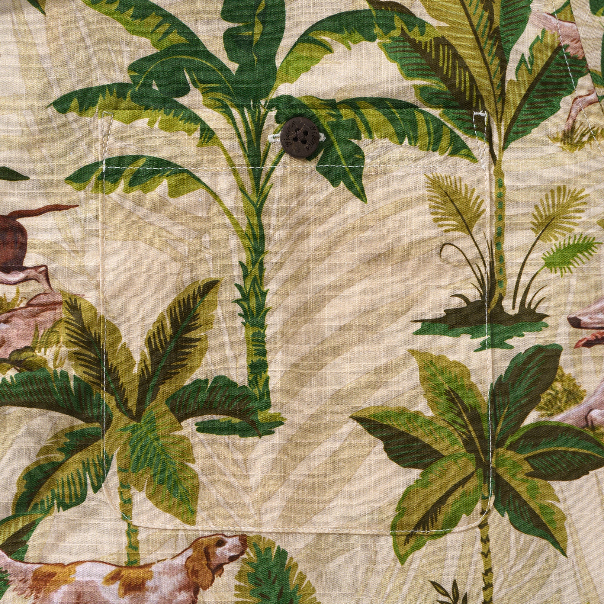 100% Cotton Hawaiian Shirt For Men International Dog Day Camp Collar Shirt By Sherry