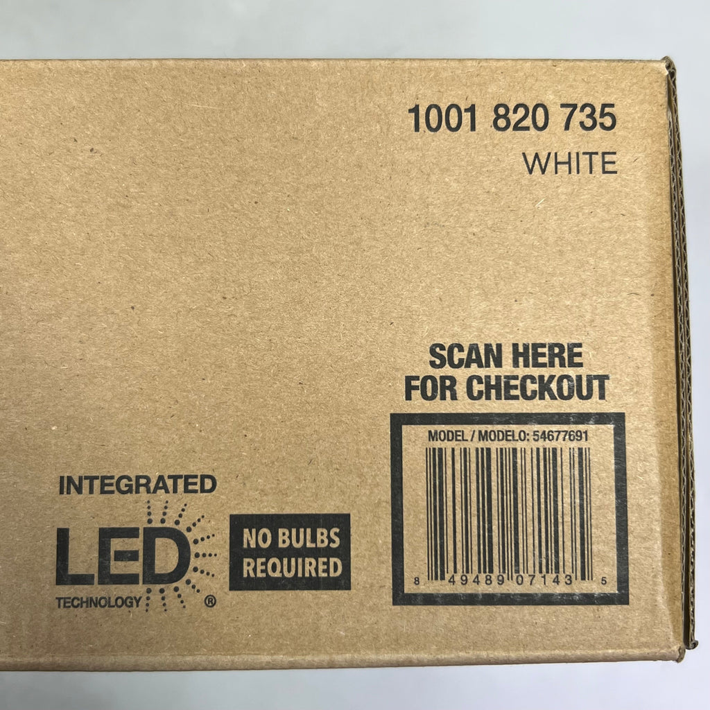 COMMERCIAL ELECTRIC High Output Wrapround Light 4ft, White 1001820735
