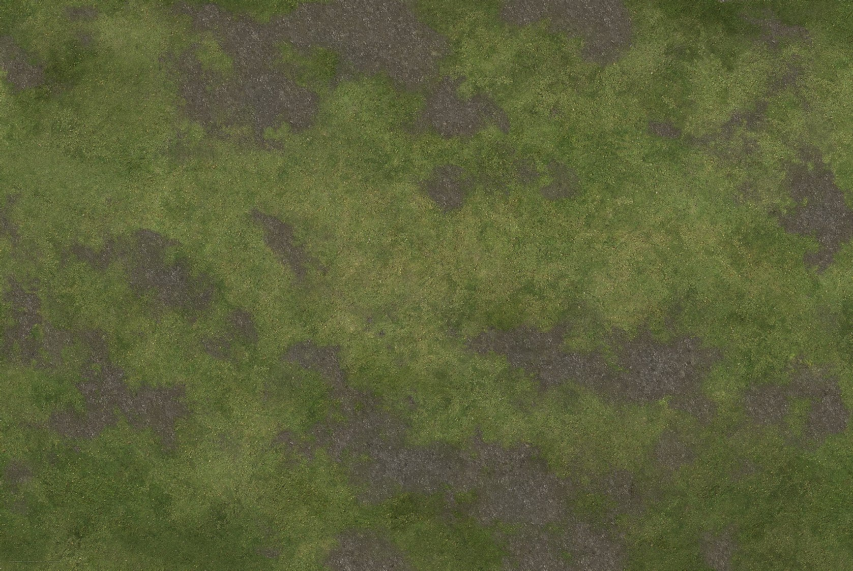 Monster Scenery: 3x3 Game Mat - Broken Grassland/Desert Scrubland