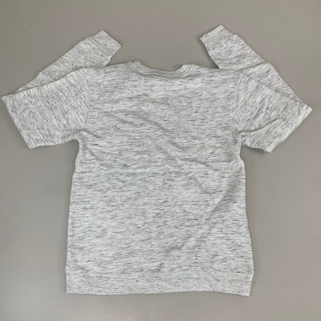 LONEROCK Helen Georgia Crew Sweatshirt Sz Small Grey/White