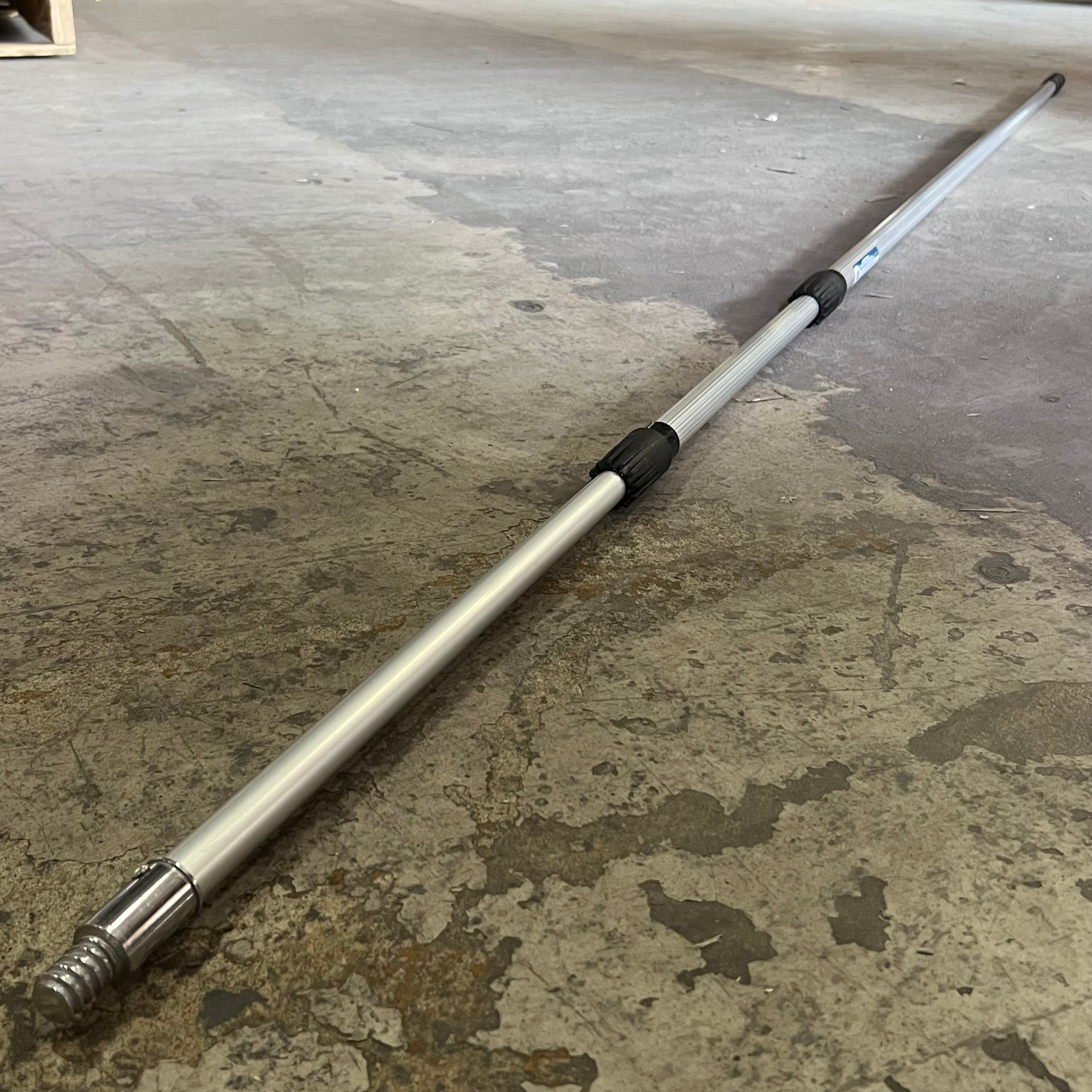 AJWHOLESALE Extension Pole 6.5' to 18', Silver & Black CHIB00127