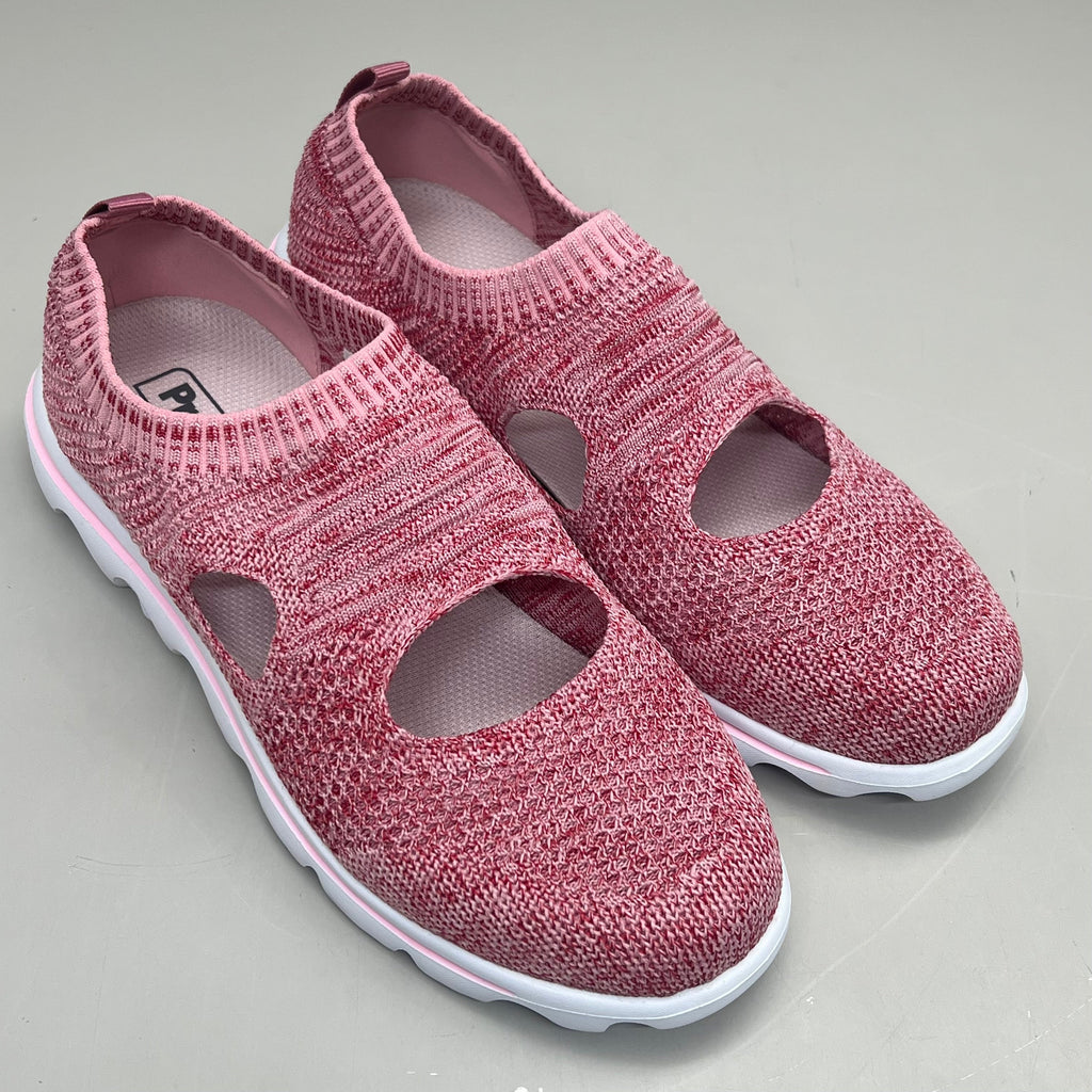 PROPET Travel Activ Avid Knit Shoe Women's Sz 8.5 X WIDE (2E) Pink/Red WAT064M
