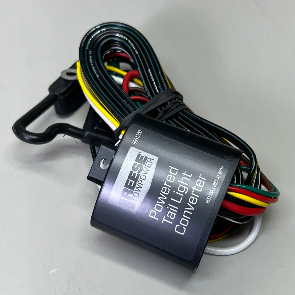 REESE TOWPOWER Powered Tail Light Converter Kit Sz 7" H x 3.5" W 4 Flat 8551200