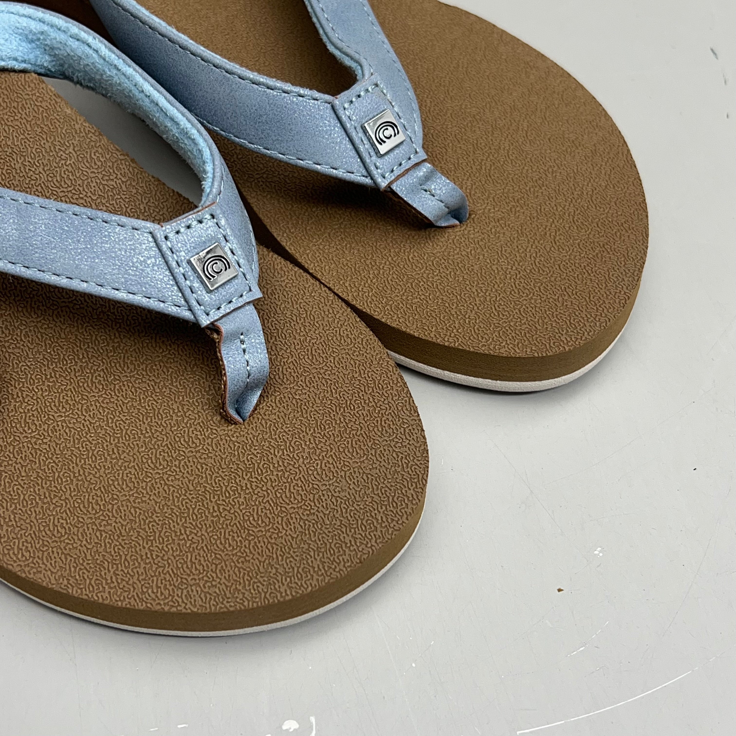 COBIAN Skinny Bounce Comfortable Synthetic Strap Women's Sz 6 Blue SKI25-400-06