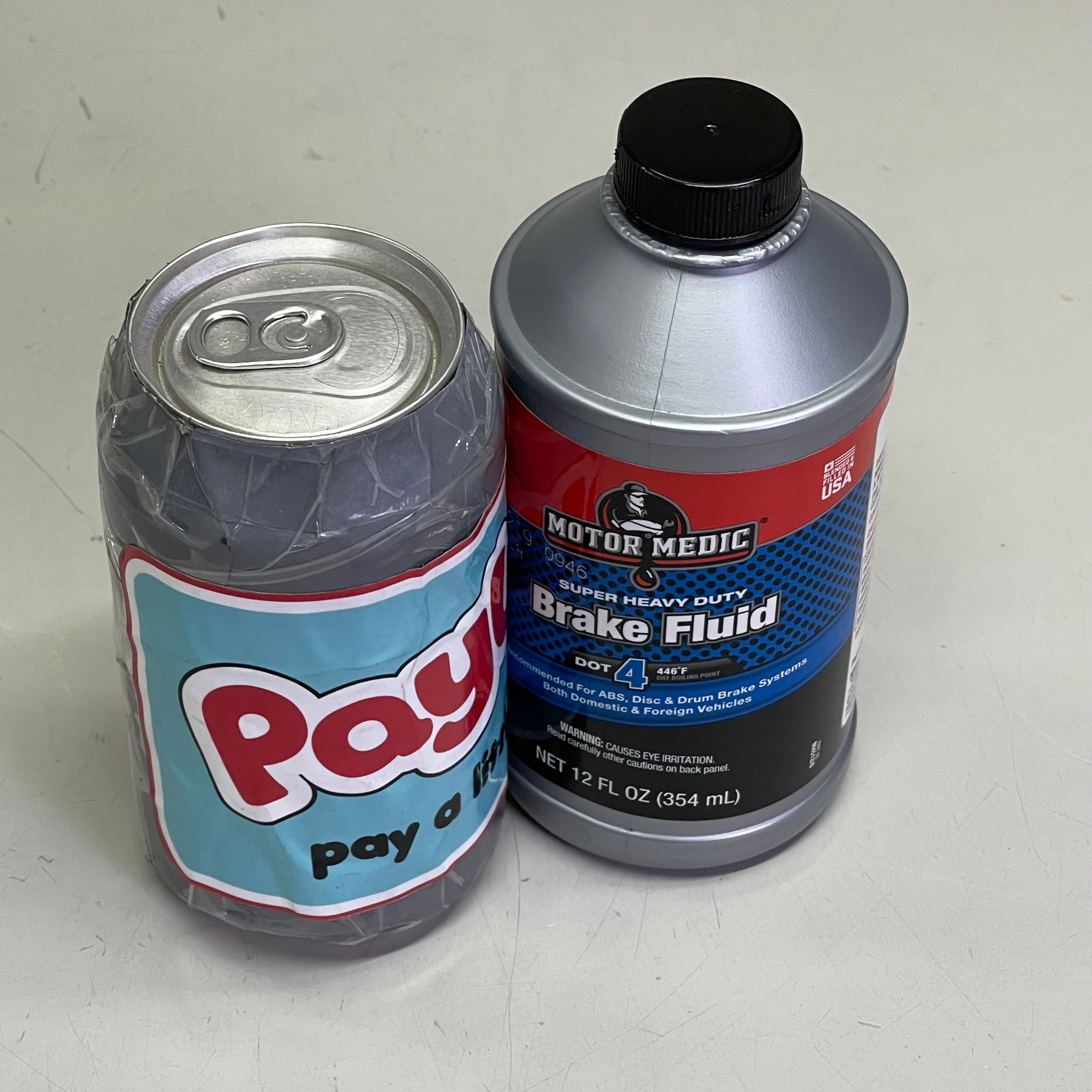 MOTOR MEDIC (6 PACK) Super Heavy Duty Dot 4 Brake Fluid 12 fl oz Grey M4512