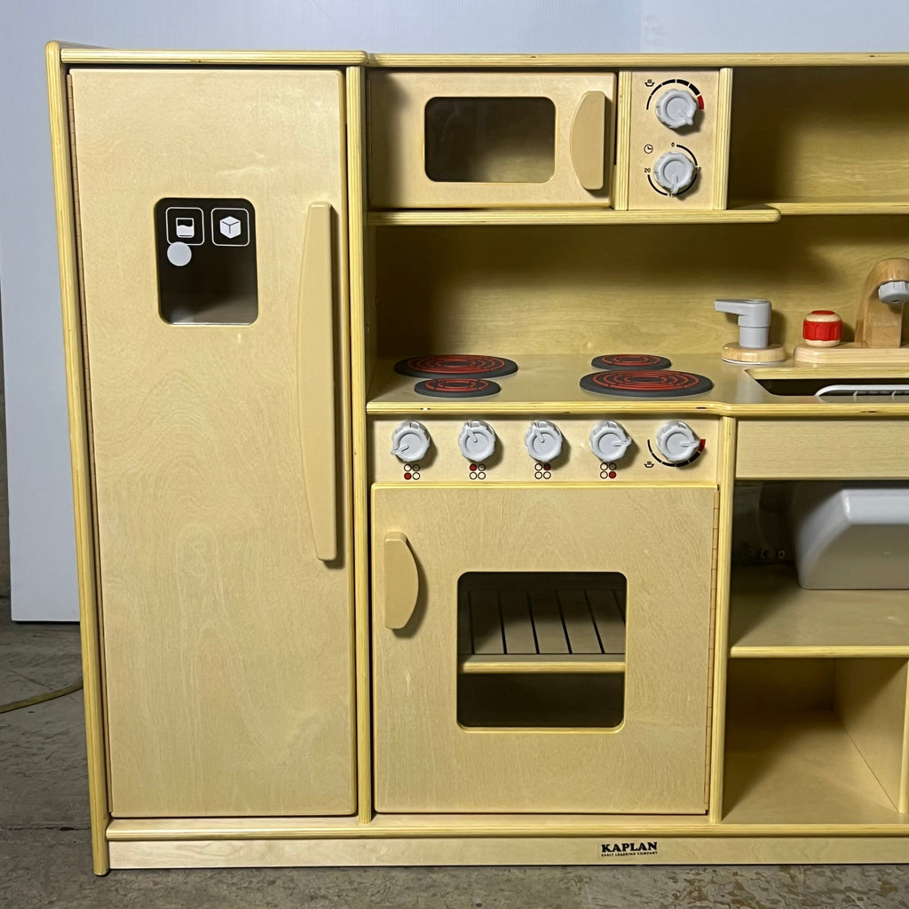KAPLAN Carolina Wooden All-in-One Kitchen Playset Sz 48" W x 15" L x 38" H
