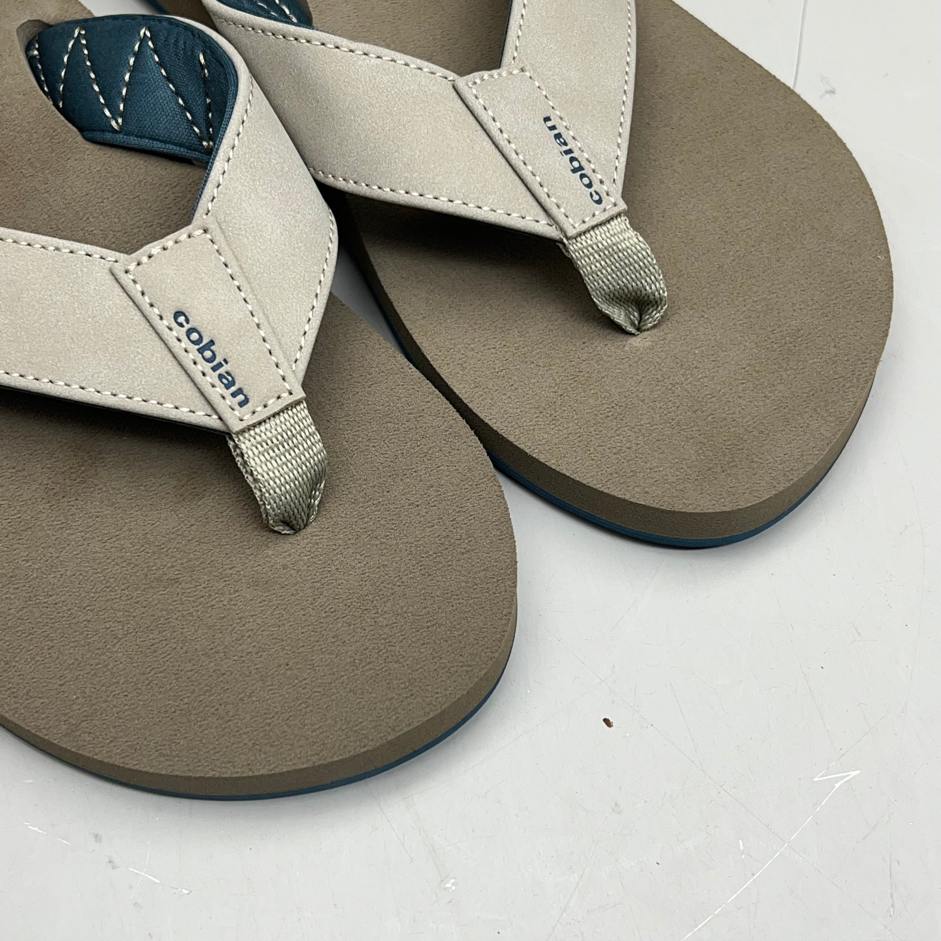 COBIAN Synthetic Strap Floater Sandals Men's Sz 8, EU 40 Taupe FLT18-240-8