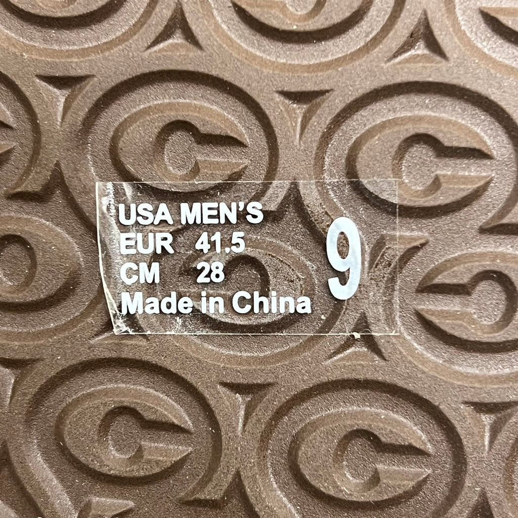 COBIAN Kandui Synthetic Leather Strap Men's Sz 9, EU 41.5 Chocolate KAN25-2011-9