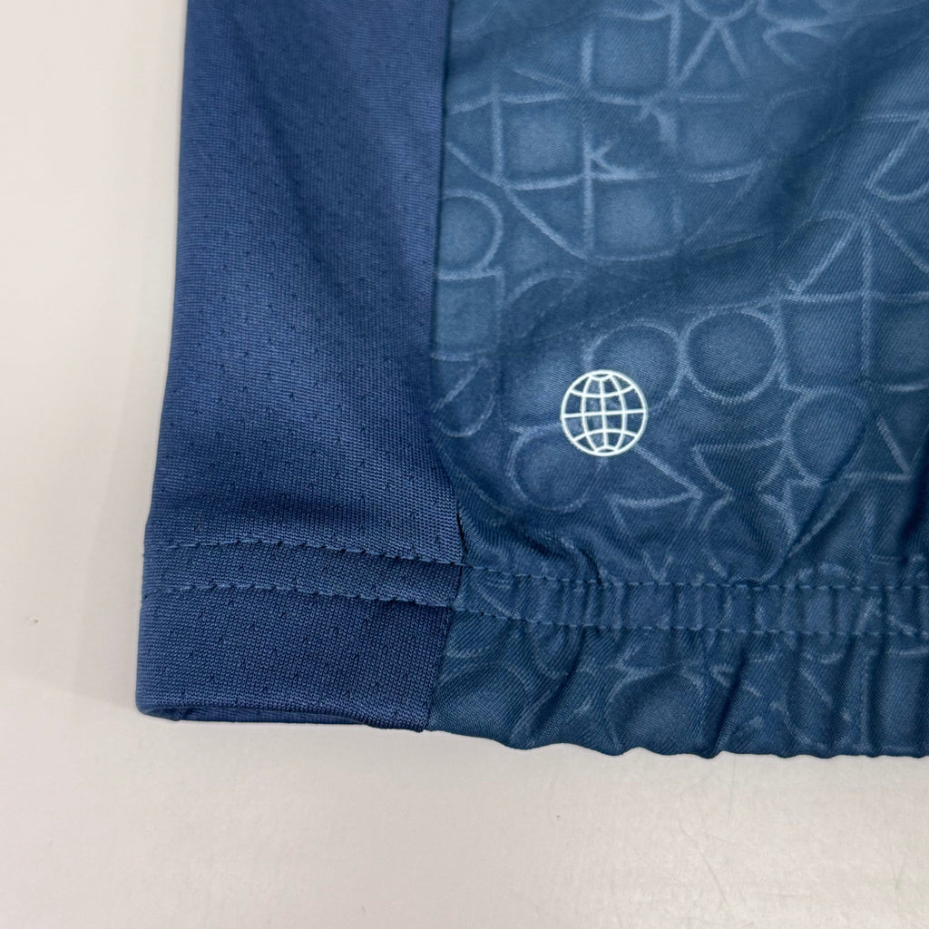 ADIDAS Deboss 1/4" Zip Men's Golf Sweatshirt Sz-2XL Navy Blue HA9118