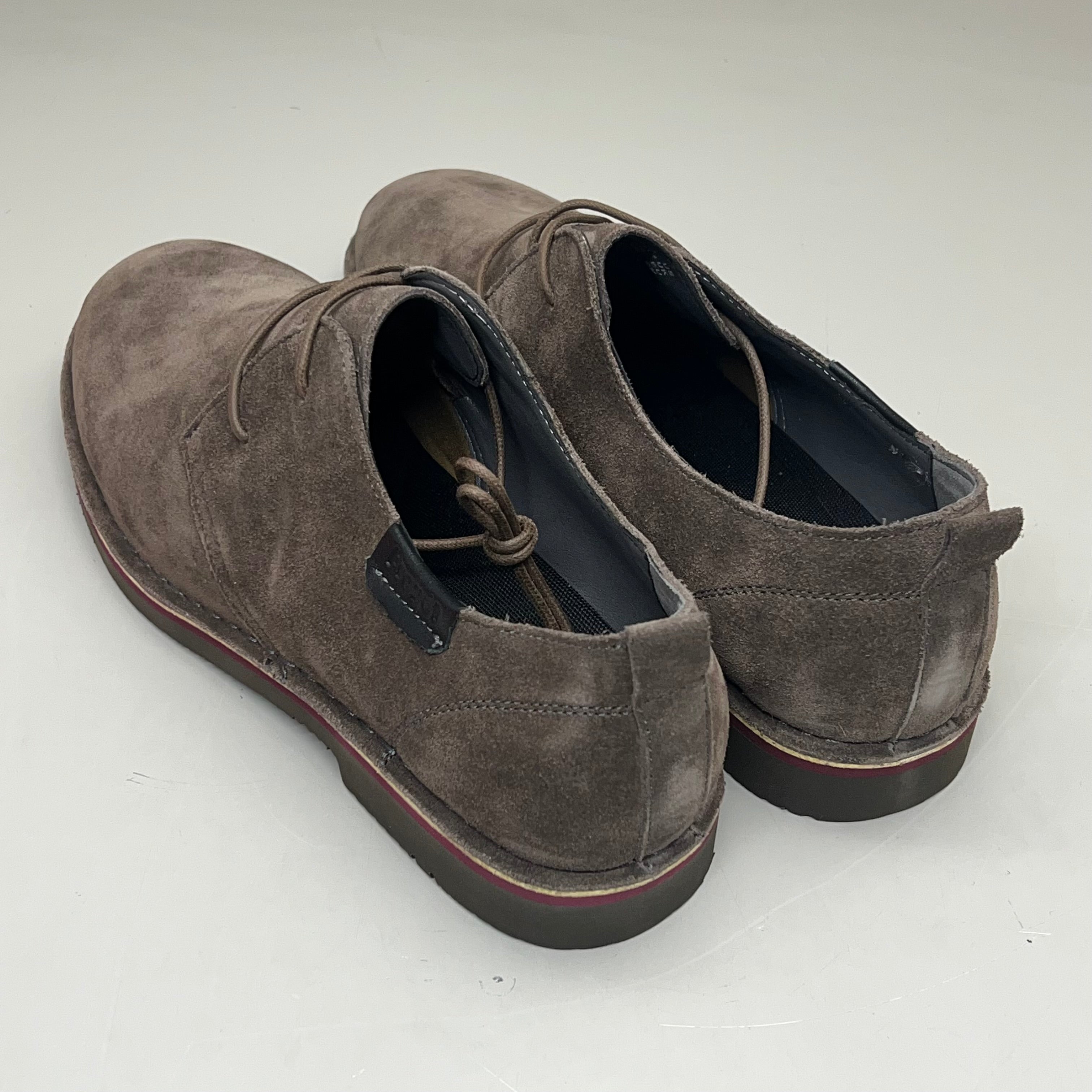 PROPET Finn Suede Oxford Scotchgard Treatment Men's Sz 9.5 M(D) Stone MCX022S