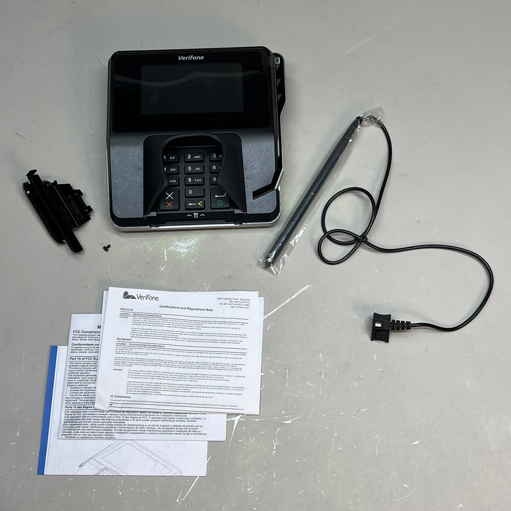 VERIFONE Payment Terminal 400 MHz/256 MB RAM Ethernet 4.3" Black M132-409-01-R