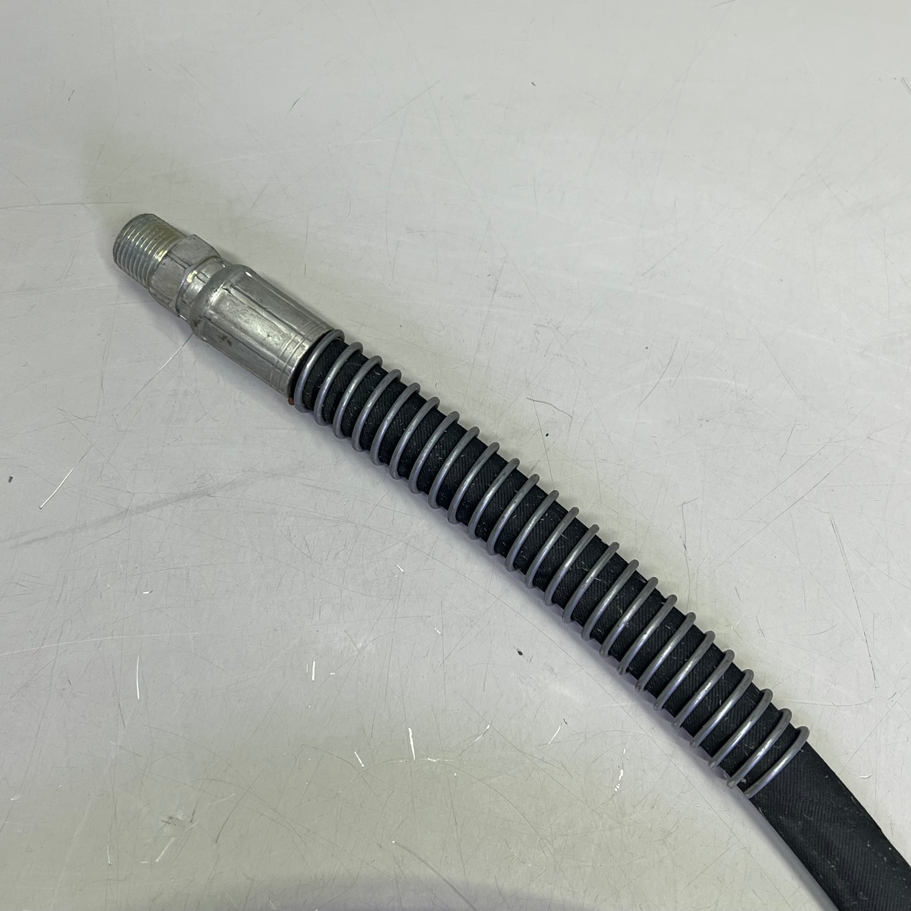 FLEXTRAL Hydraulic Jack Hose 10,000 PSI WP - 20,000 PSI BP 3/8" x 8' Black HJ-06