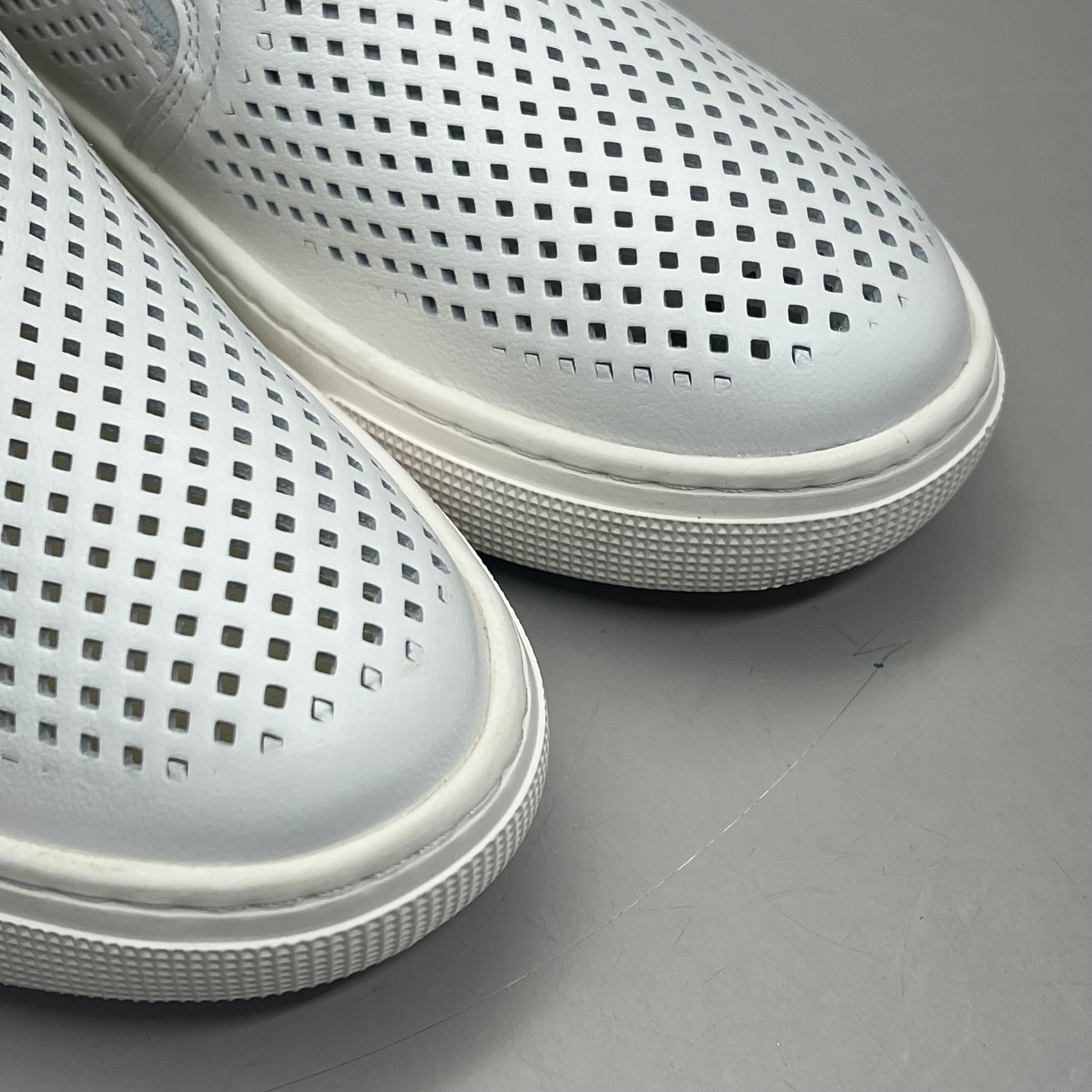 PROPET Kate Side Zip Leather Breathing Open Cell Women's Sz 6 White WCX015L