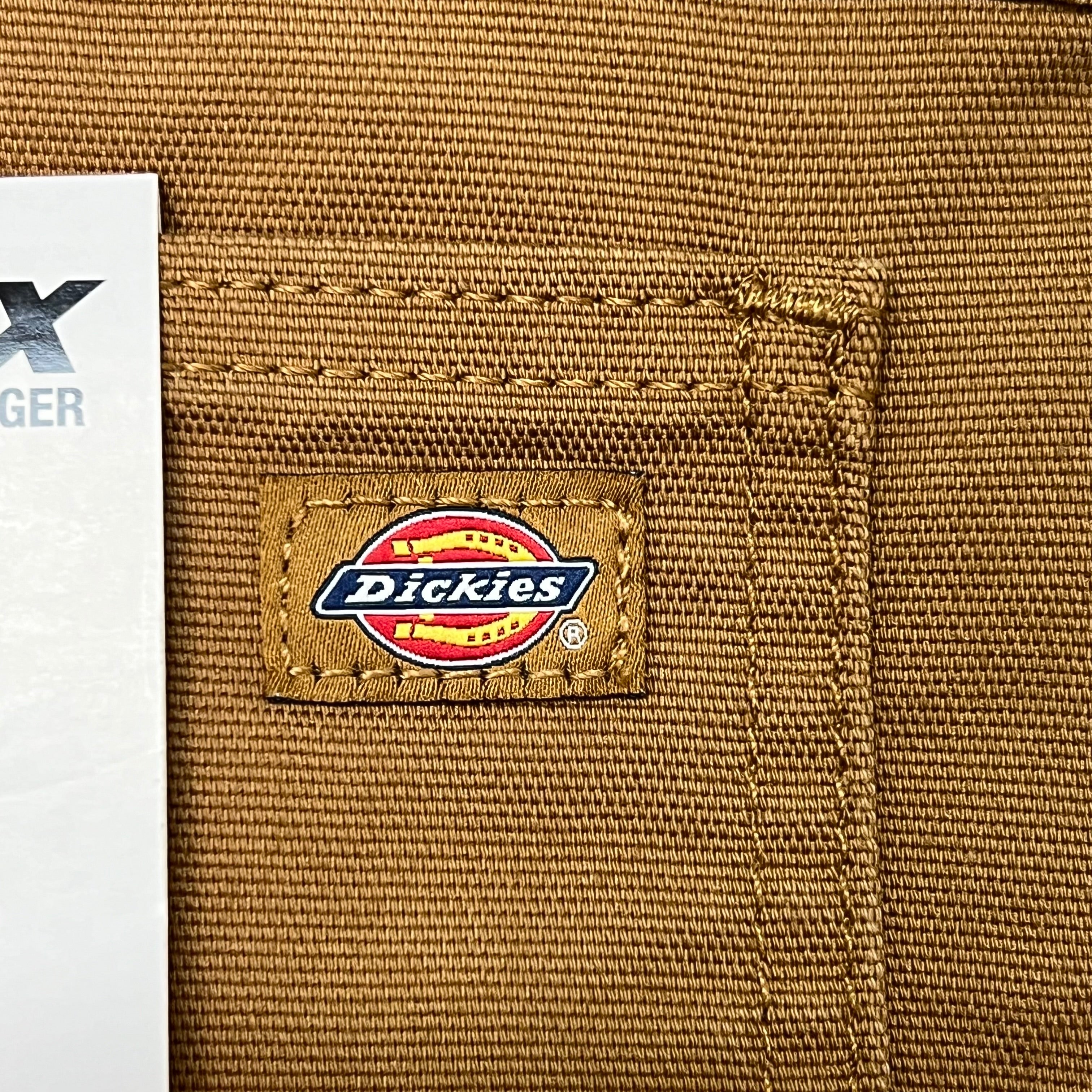 DICKIES Flex Regular Fit Double Knee Pant Men's Sz 38X34 Stonewashed Brown Duck