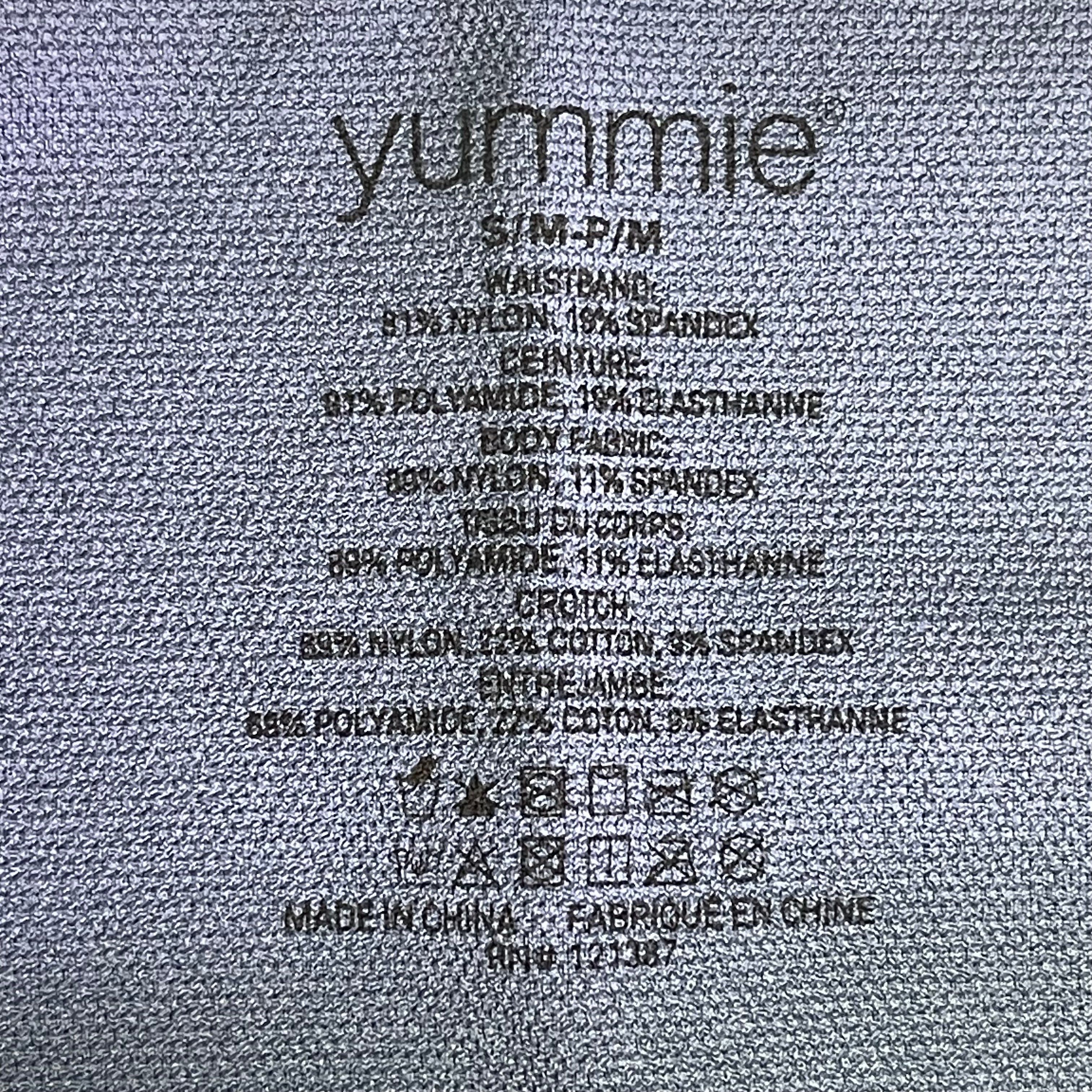 YUMMIE Seamless Shaping Shorties Small/Medium Blue YT5-159