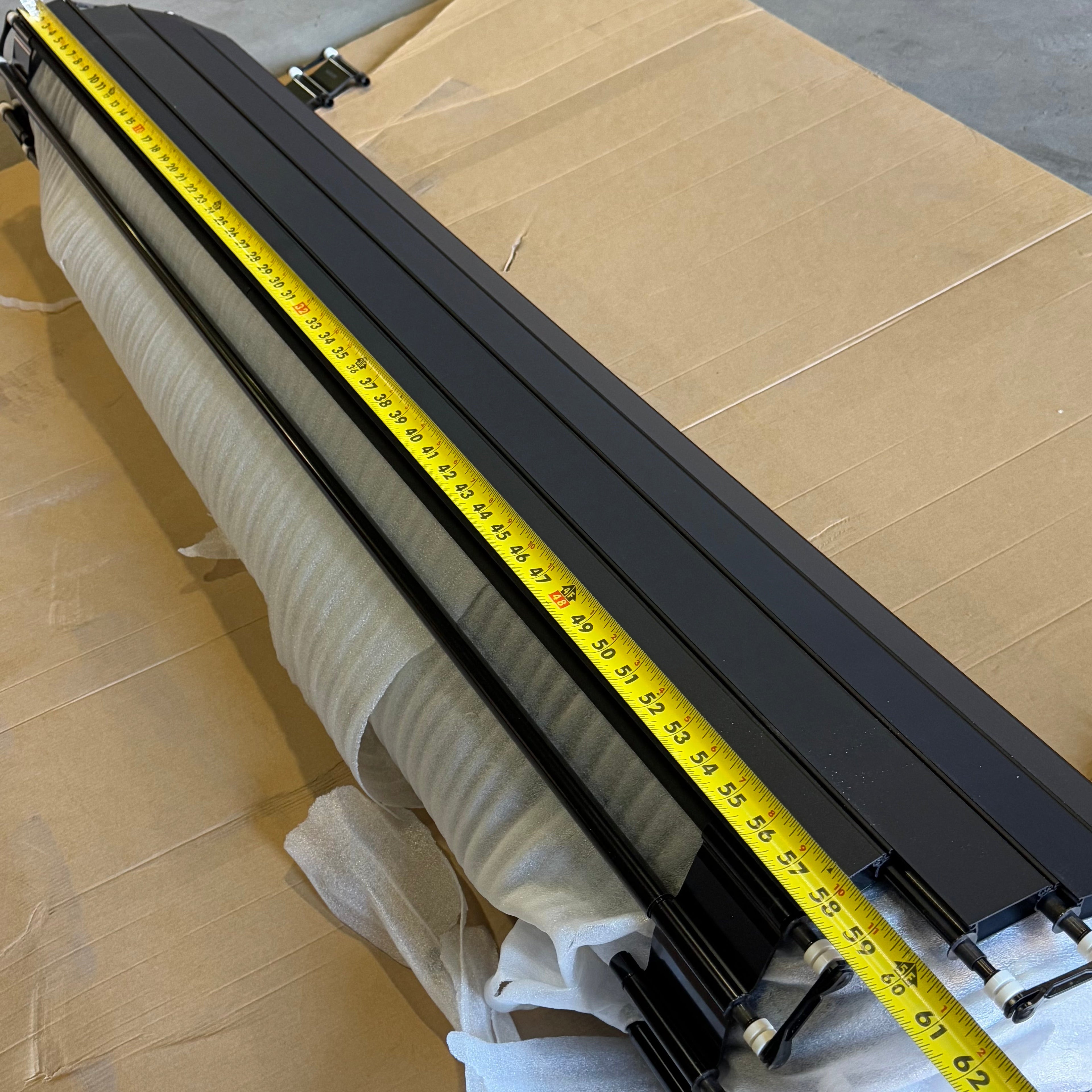 TESLA Slat System Tonneau Retractable Cover 1906561-00-D 59"W Black New Other