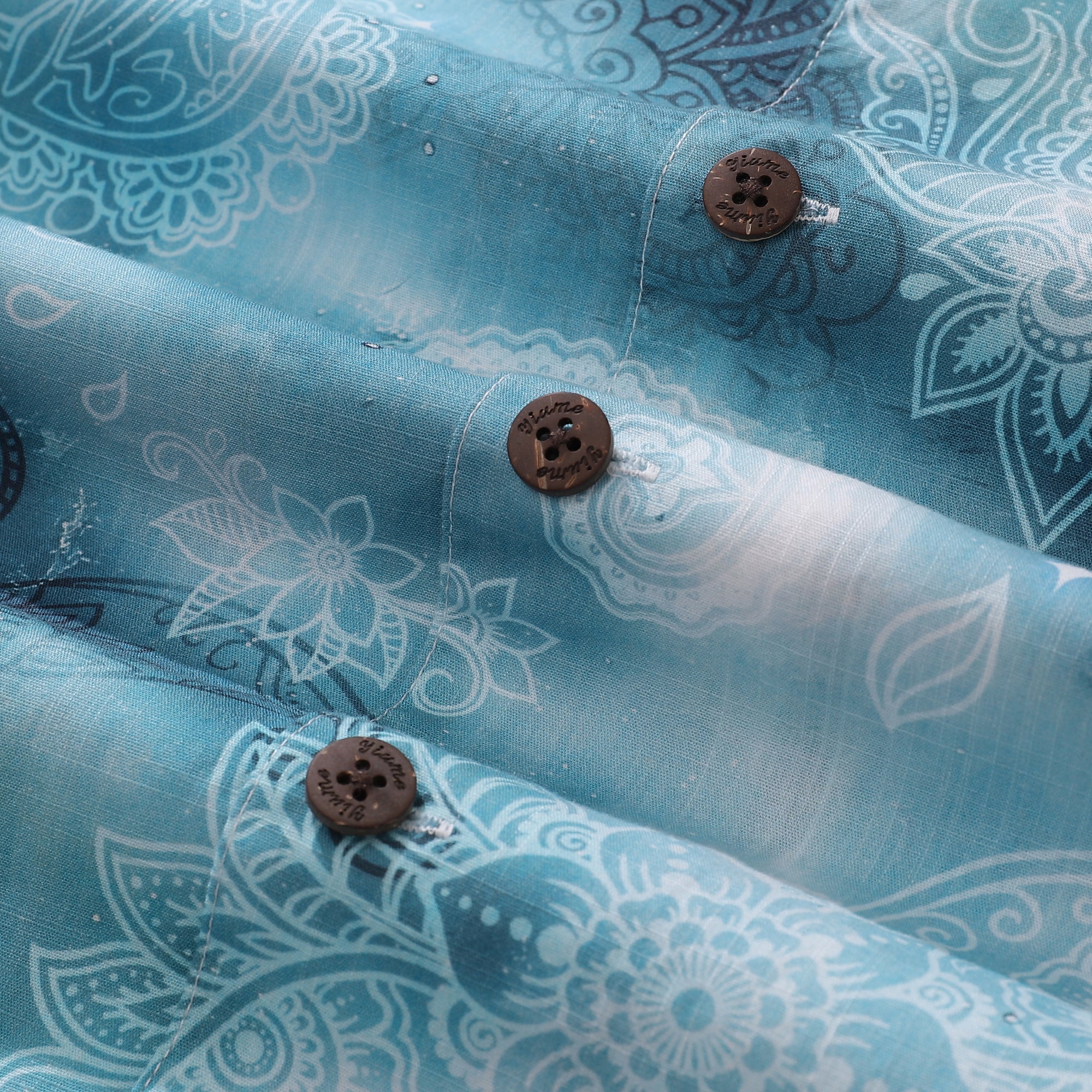 Hawaiian Shirt For Men A Paisley Dream Print Shirt Camp Collar 100% Cotton Shirt By Sun