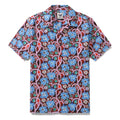 1940s Vintage Hawaiian Shirt For Men Midnight Garden Shirt Camp Collar 100% Cotton By Monika Forsberg