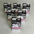 BELL (6 PACK) Bicycle Inner Tube Standard Valve 26" 1.75"-2.25" Black 7109079