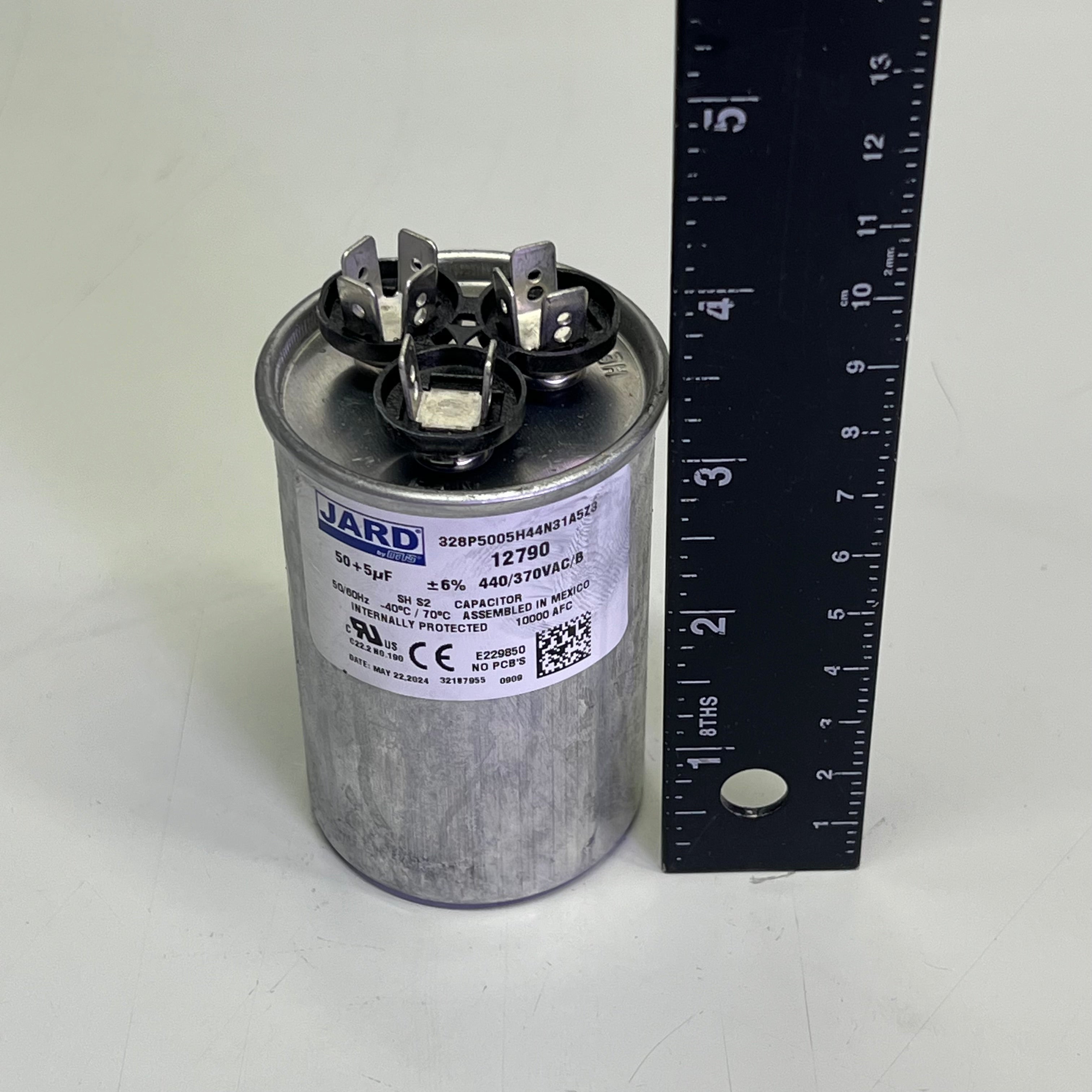 ZA@ MARS (2 PACK) Motor Run Capacitor 440/370 VAC Silver 12790