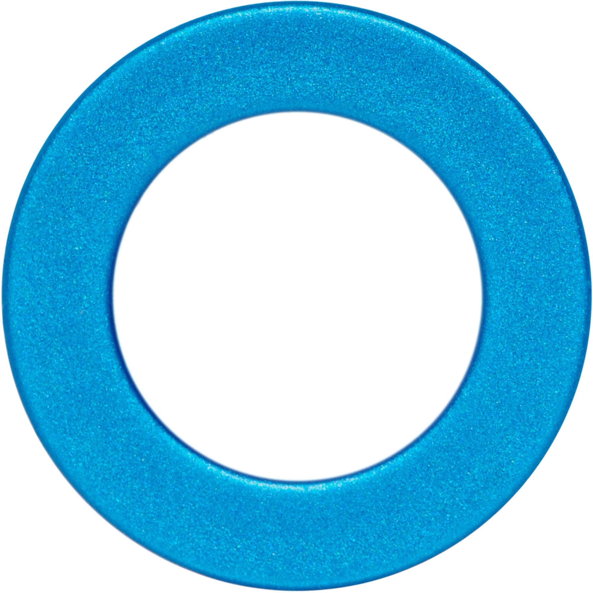 Aqua Matte Silicone Screw Fit Tunnel Plug Set 6mm to 25mm