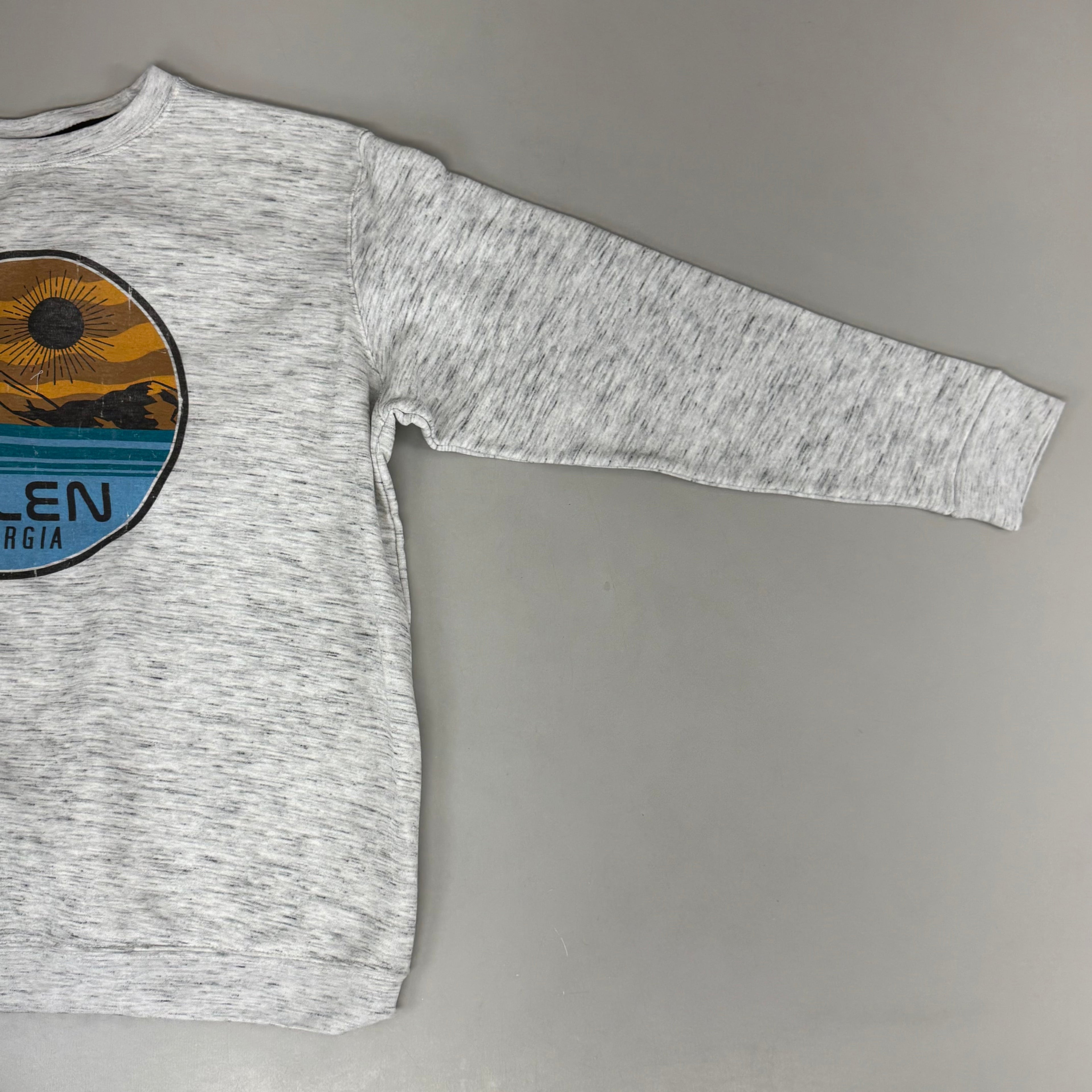 LONEROCK Helen Georgia Crew Sweatshirt Sz 2X-Large Grey/White