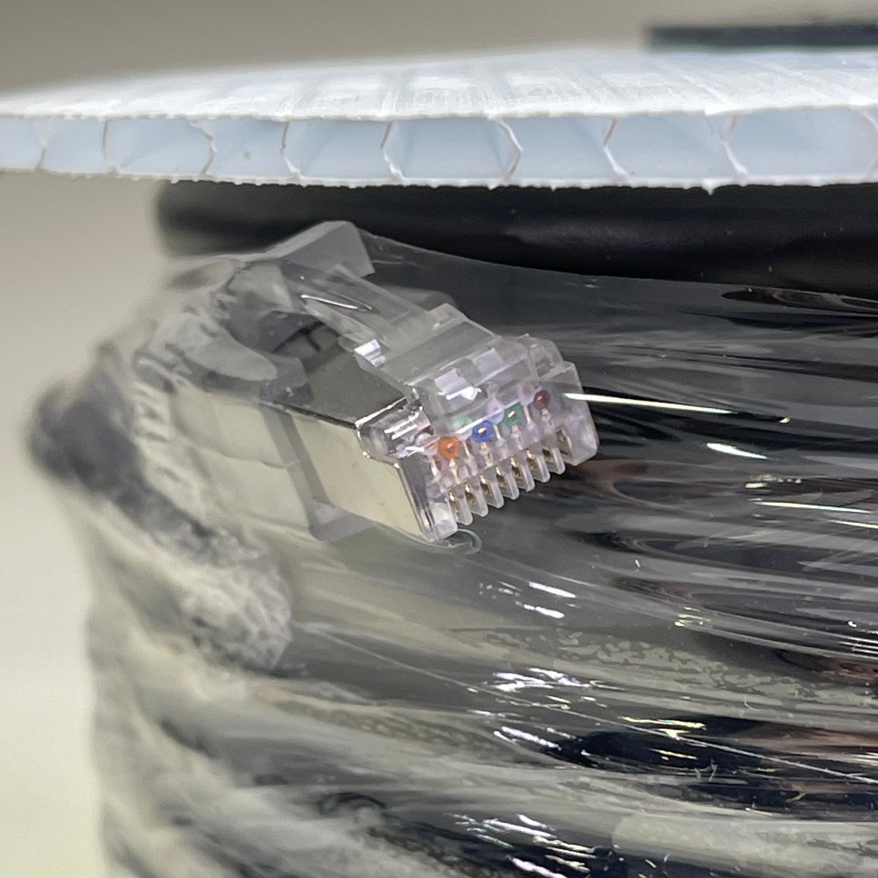 CAT6 Shielded OSP Black Booted Cable 200 ft Z6S4E2SP-SPF200*RL