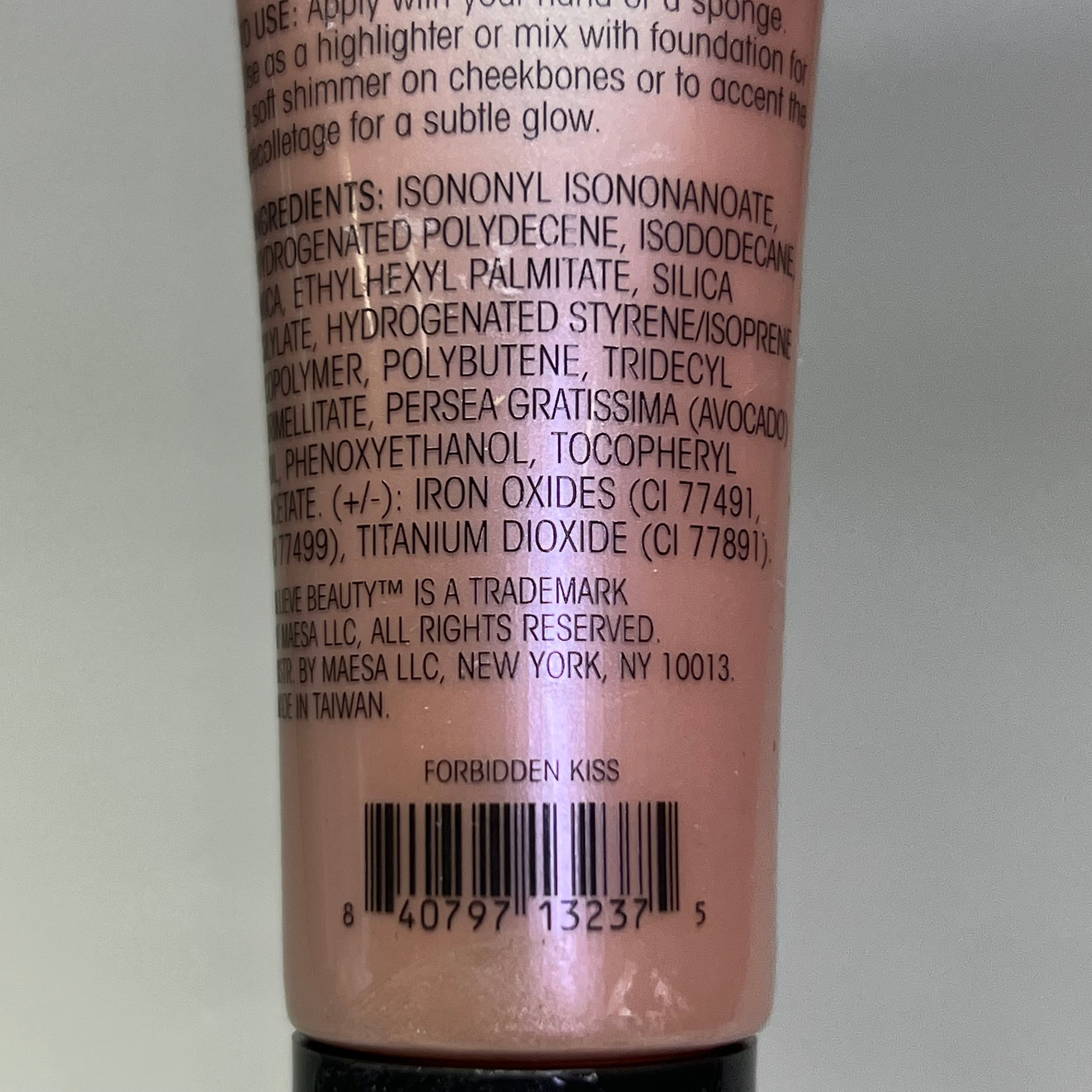 BELIEVE (3 PACK) ALL OVER GLOW Skin Illuminator 0.85 fl oz, Forbidden Kiss