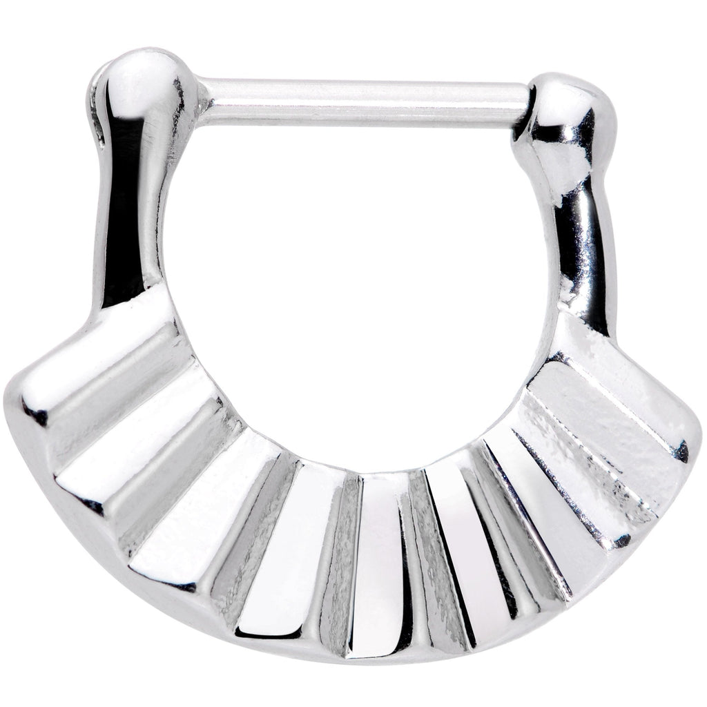 16G 5/16 Graceful Fan Septum Clicker