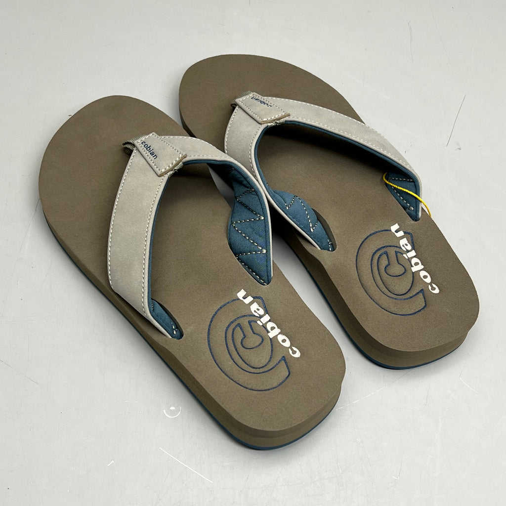 COBIAN Synthetic Strap Floater Sandals Men's Sz 8, EU 40 Taupe FLT18-240-8