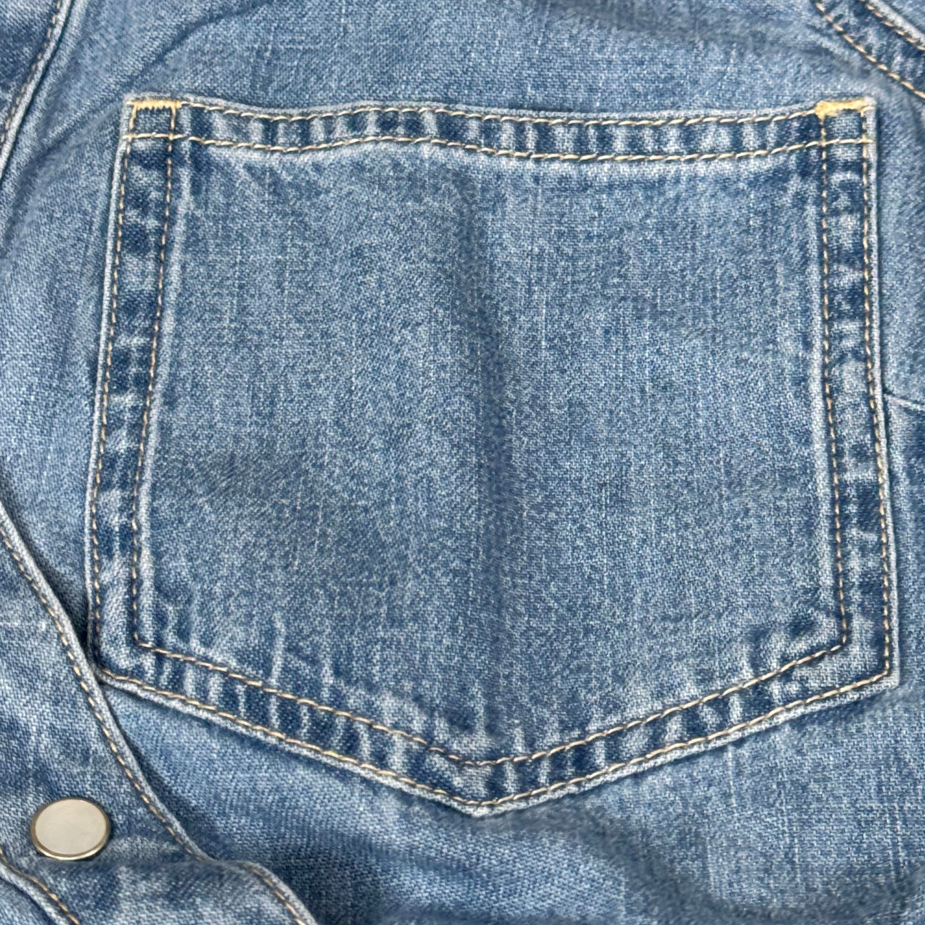 VERONICA BEARD Jeans Women's Dunn Mini Dress Sz-6 Iceberg J24067101286IC