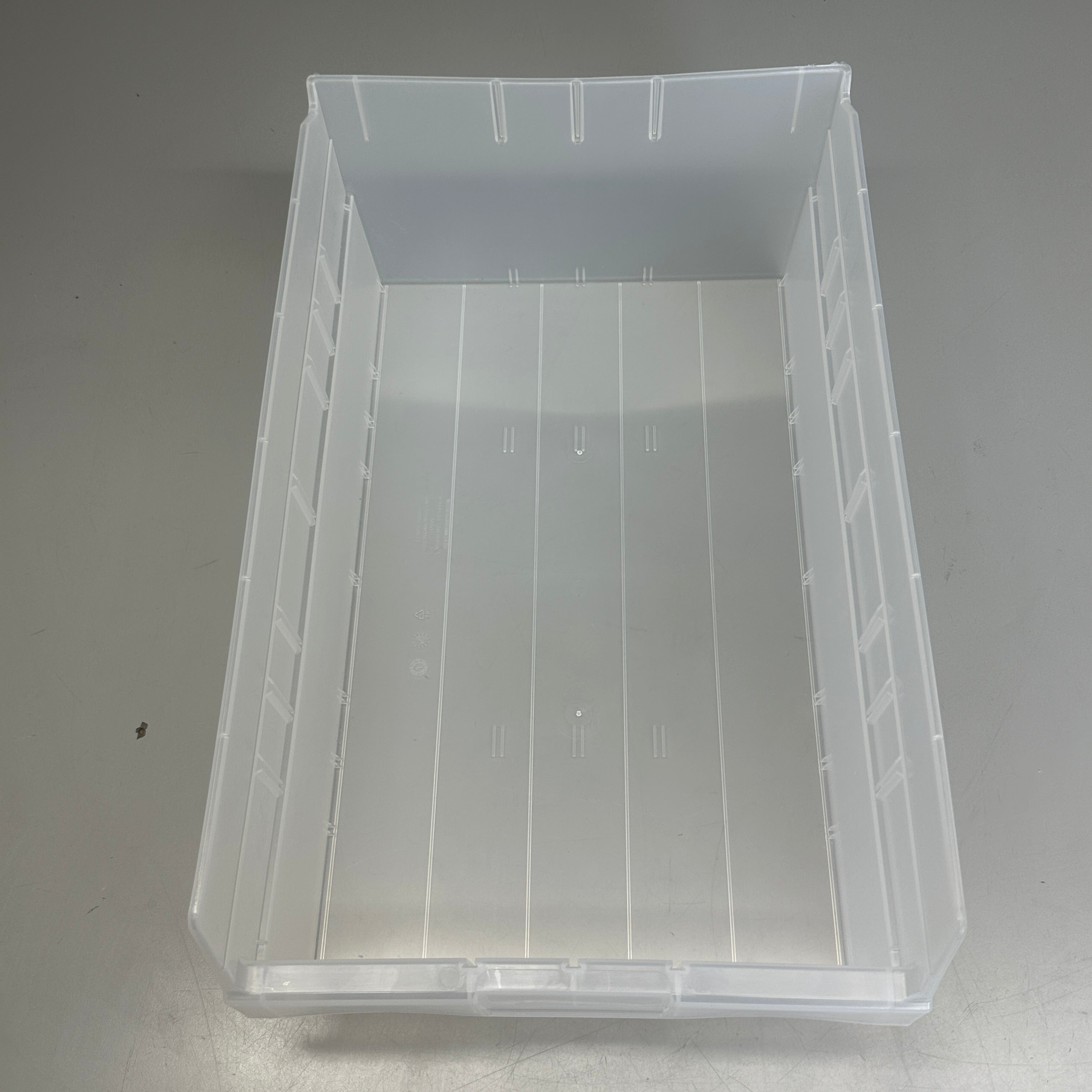 ORBIS Shelf BIN Clear 17 1/2 in x 8in x 11-1/8in SB1811-6SECLM