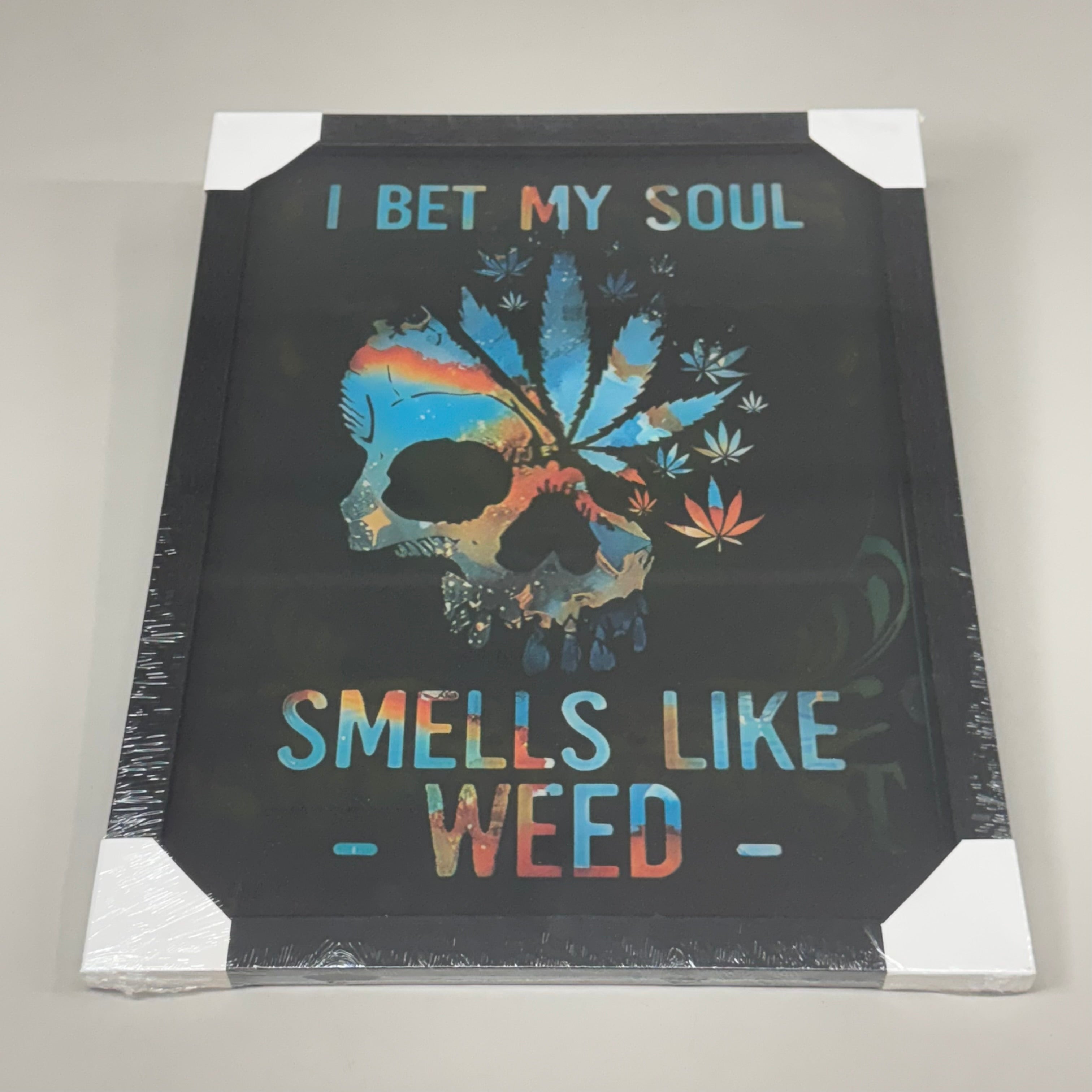 Home Decor 3D Poster "I Bet My Soul Smells Like Weed" "Smoke the Best" 17"x13"