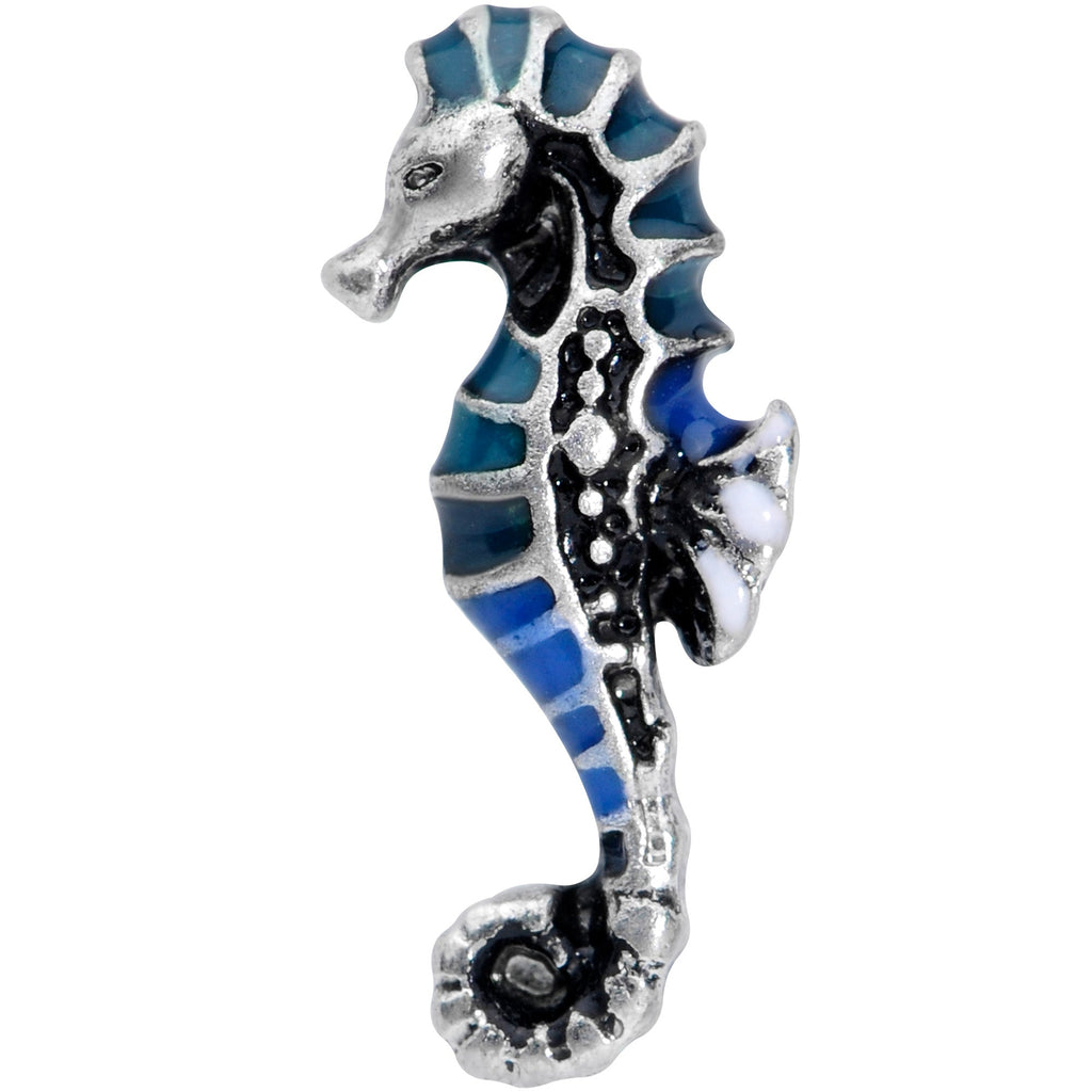16G 1/4 Nautical Seahorse Cartilage Tragus Earring