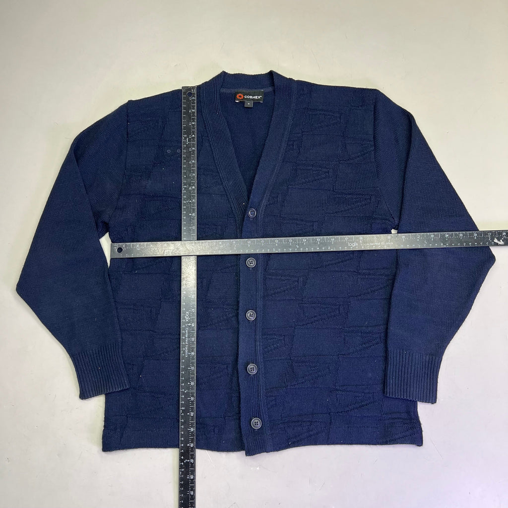 COBMEX Retail Clerk Long Sleeve Cardigan Women's Sz M Postal Navy (Pre-Owned)