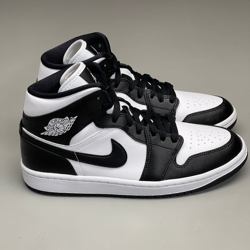 NIKE AIR JORDAN 1 Mid Panda Shoe Women's Sz 6.5 Black / White DV0991-101 (New)