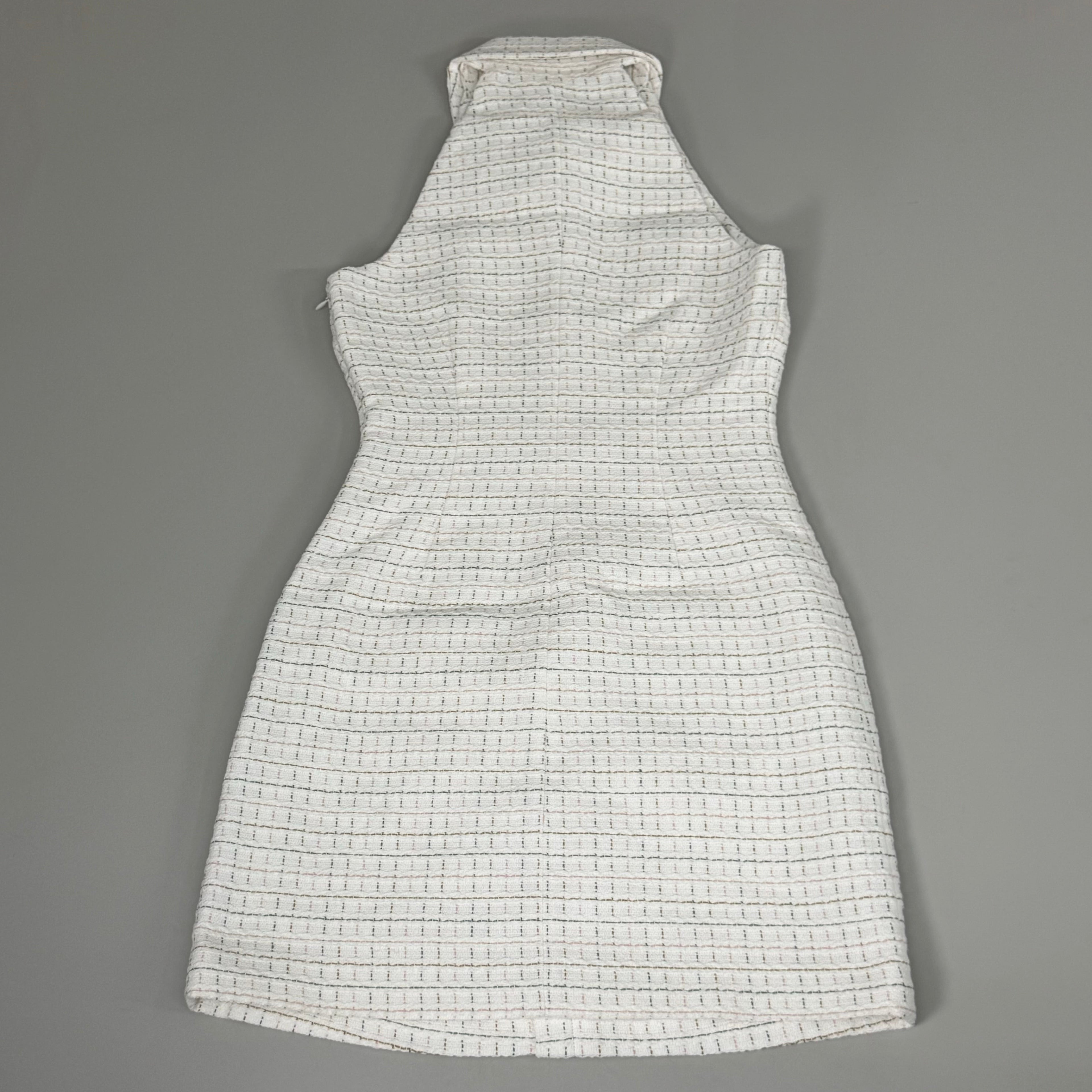 VERONICA BEARD Women's Sleeveless Roxanne Dress Sz-2 Ivory Multi 2406TW6521059