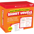 Decodable Cards: Short Vowels & More - Hardcover