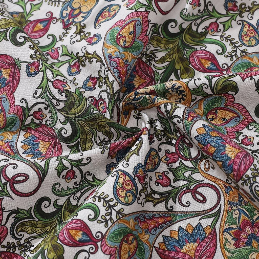 Hawaiian Shirt For Men Sophisticated Botanical Romance Button-down Shirt Short Sleeve 100% Cotton Shirt By Yeti