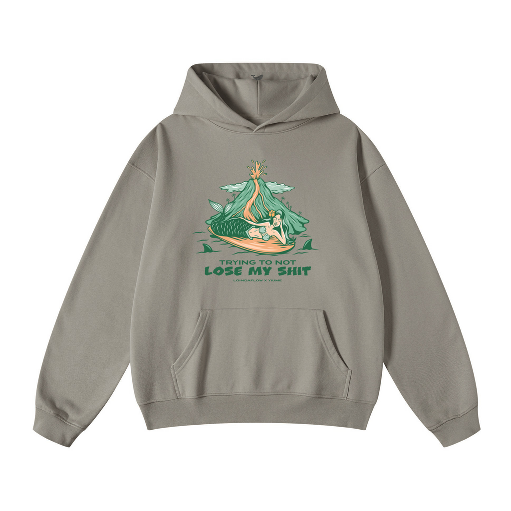 Hawaiian Hoodie For Men Hang Loose By Loindaflow Print Hoodie - CAMEL By Laihha Organna