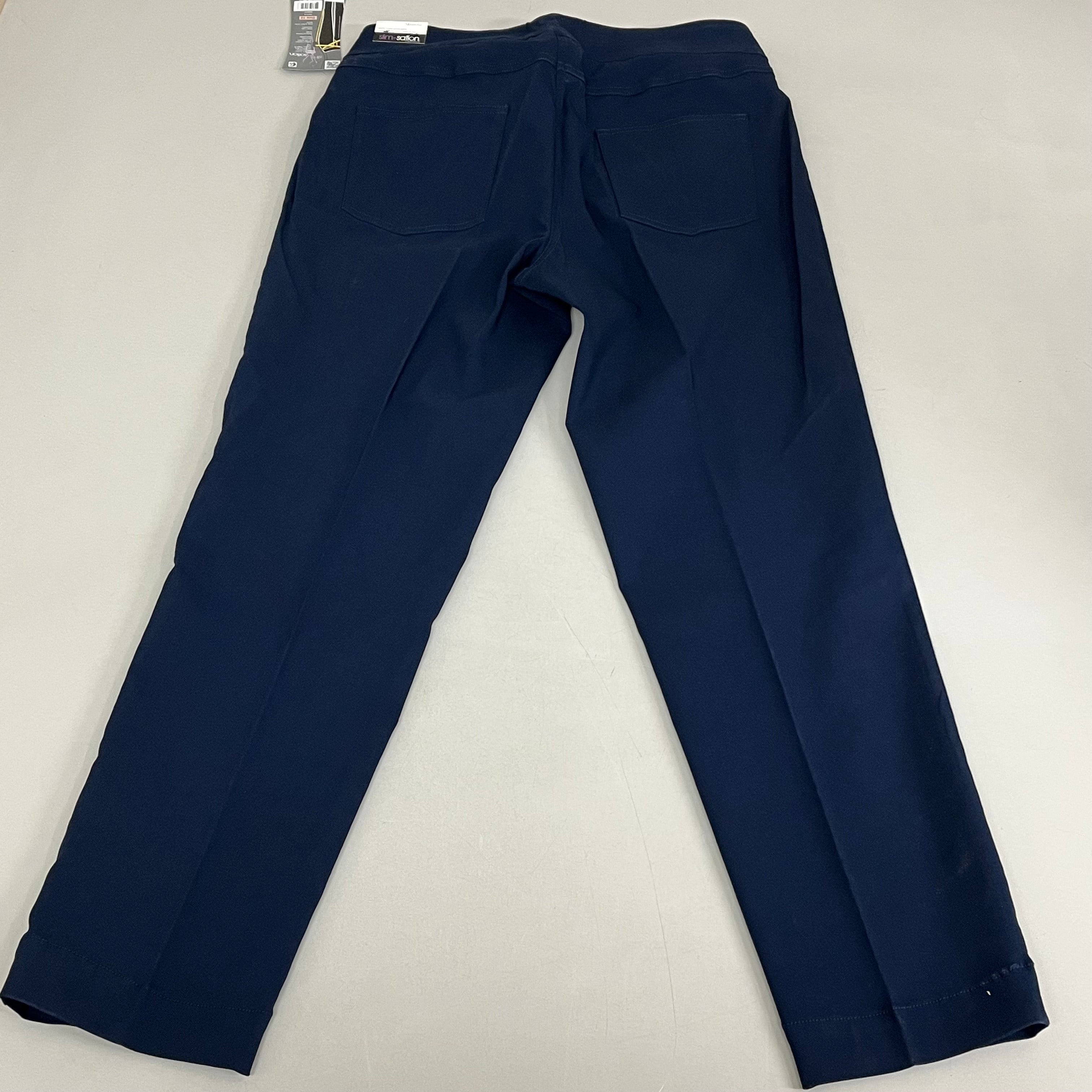 MULTIPLES Ankle Pants Petite Women's Sz 12 Midnight M48716PM