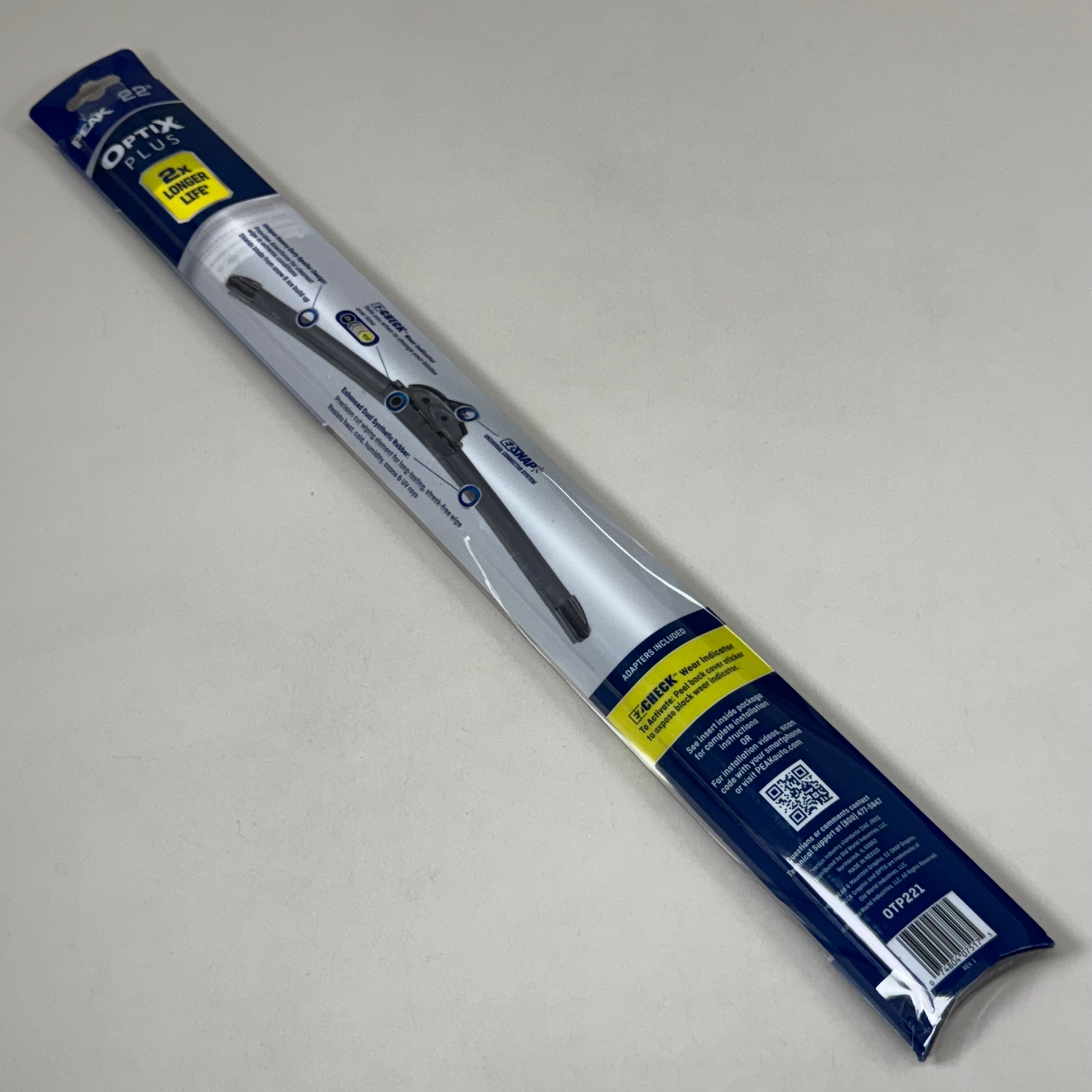PEAK (2 Pack) Optix Plus Beam Wiper Blades 22" OTP221 2x Longer Life