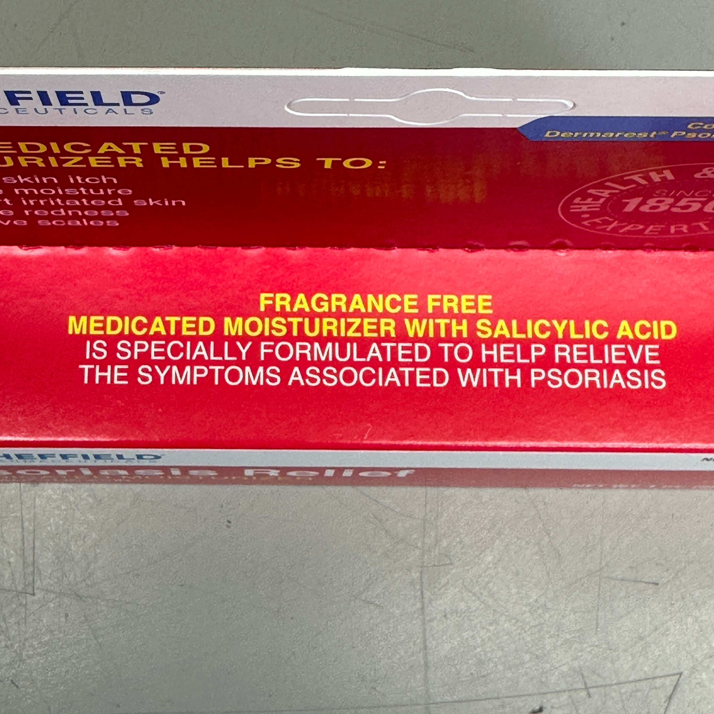 SHEFFIELD Psoriasis Relief Medicated Moisturizer 1 oz 06/25