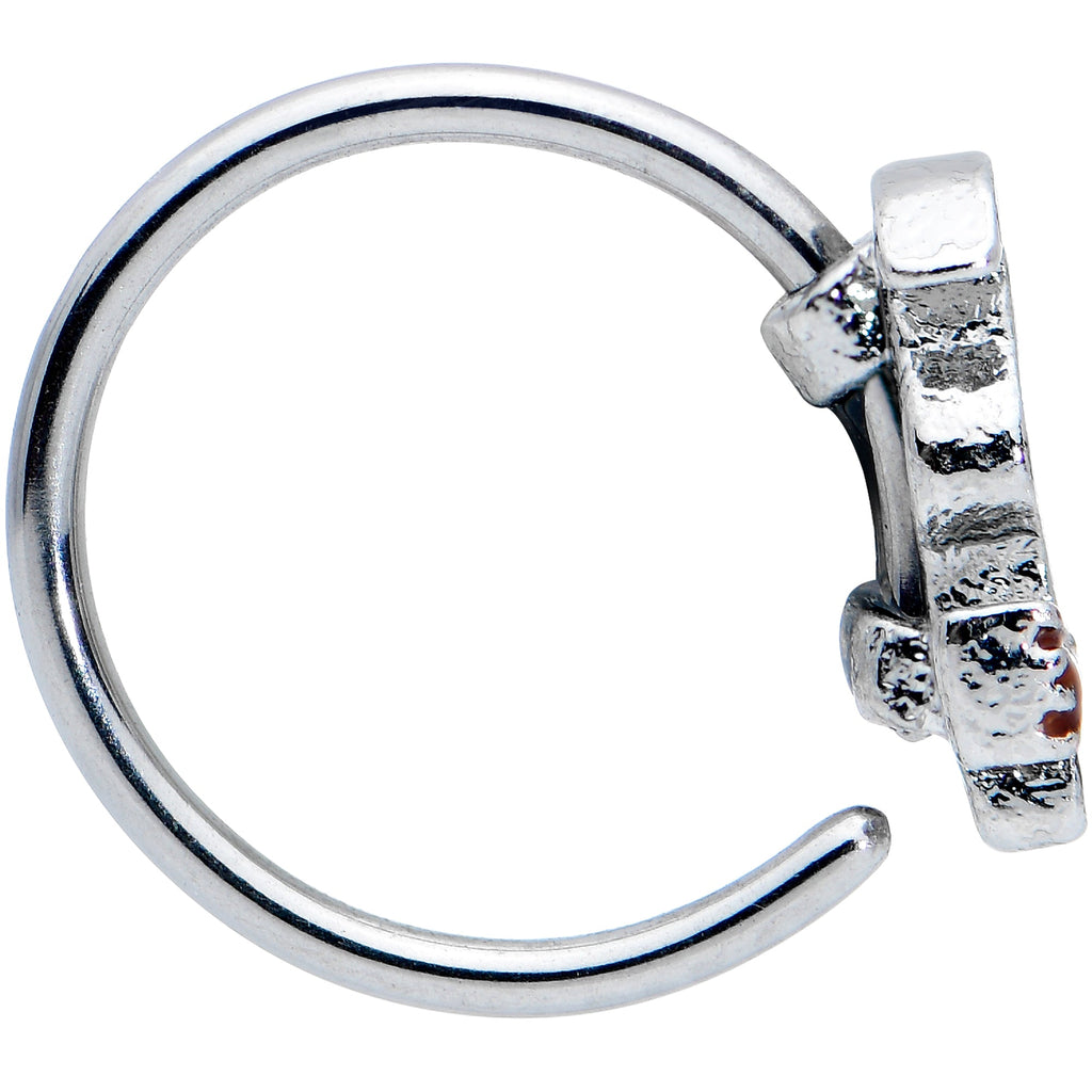 20G 7mm Witch Hat Ghost Halloween Nose Hoop