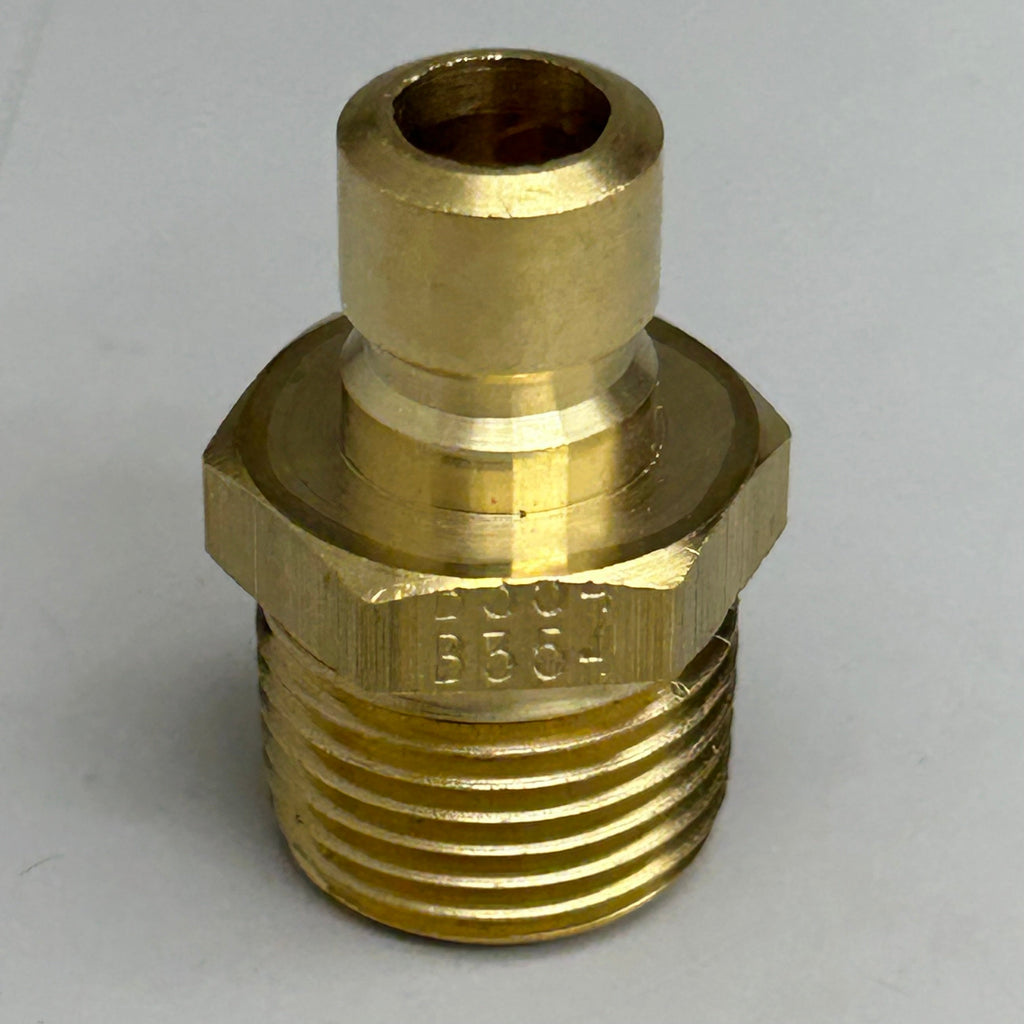PLASTIC PROCESS EQUIPMENT (10 Pack) Male Plug Fitting 3/8" ID 1/2" NPT Brass  PPEB354