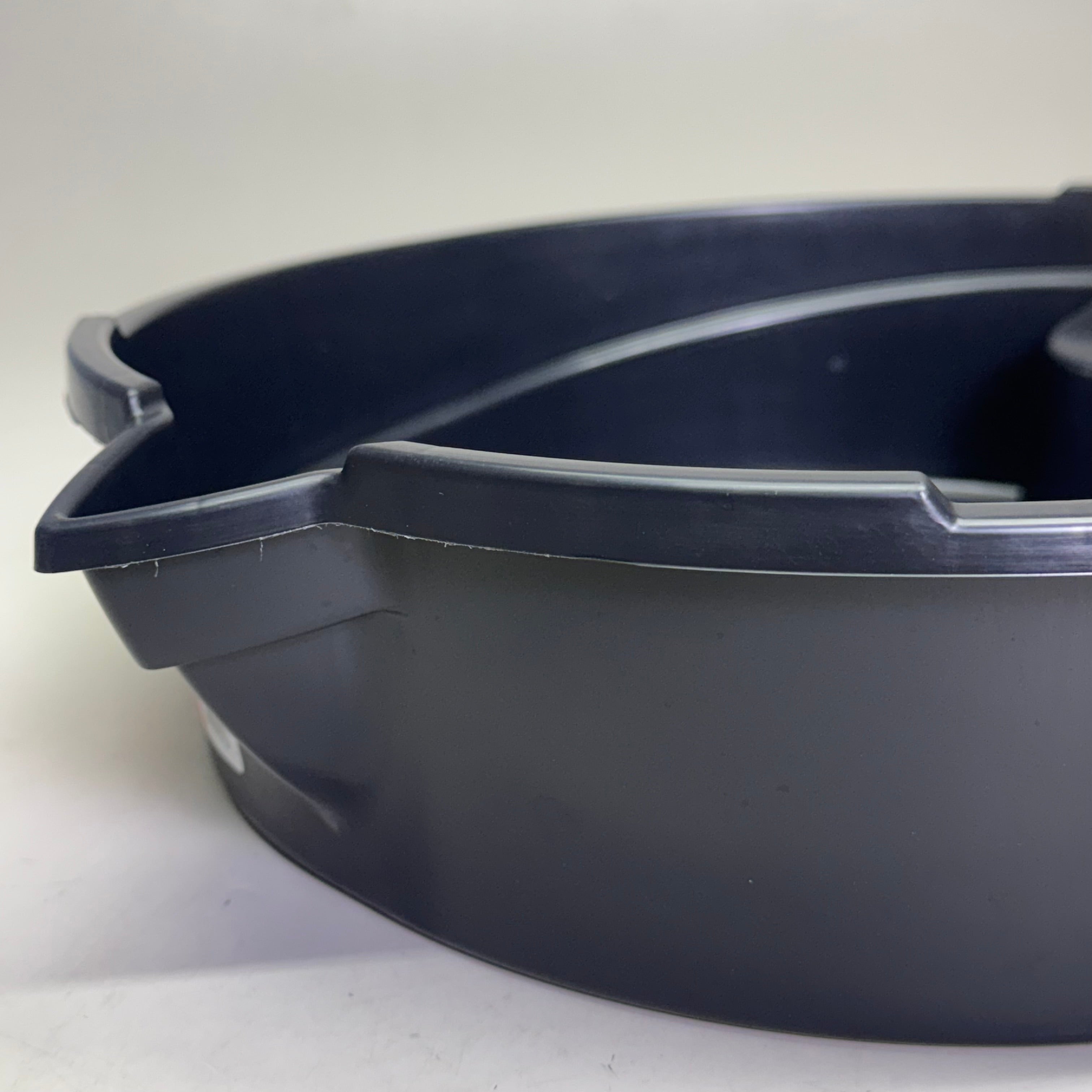 FLOTOOL (12 PACK) 8 Quart Drain Pan Sz 16.5” L x 15” W x 4” H, Black 42108MI