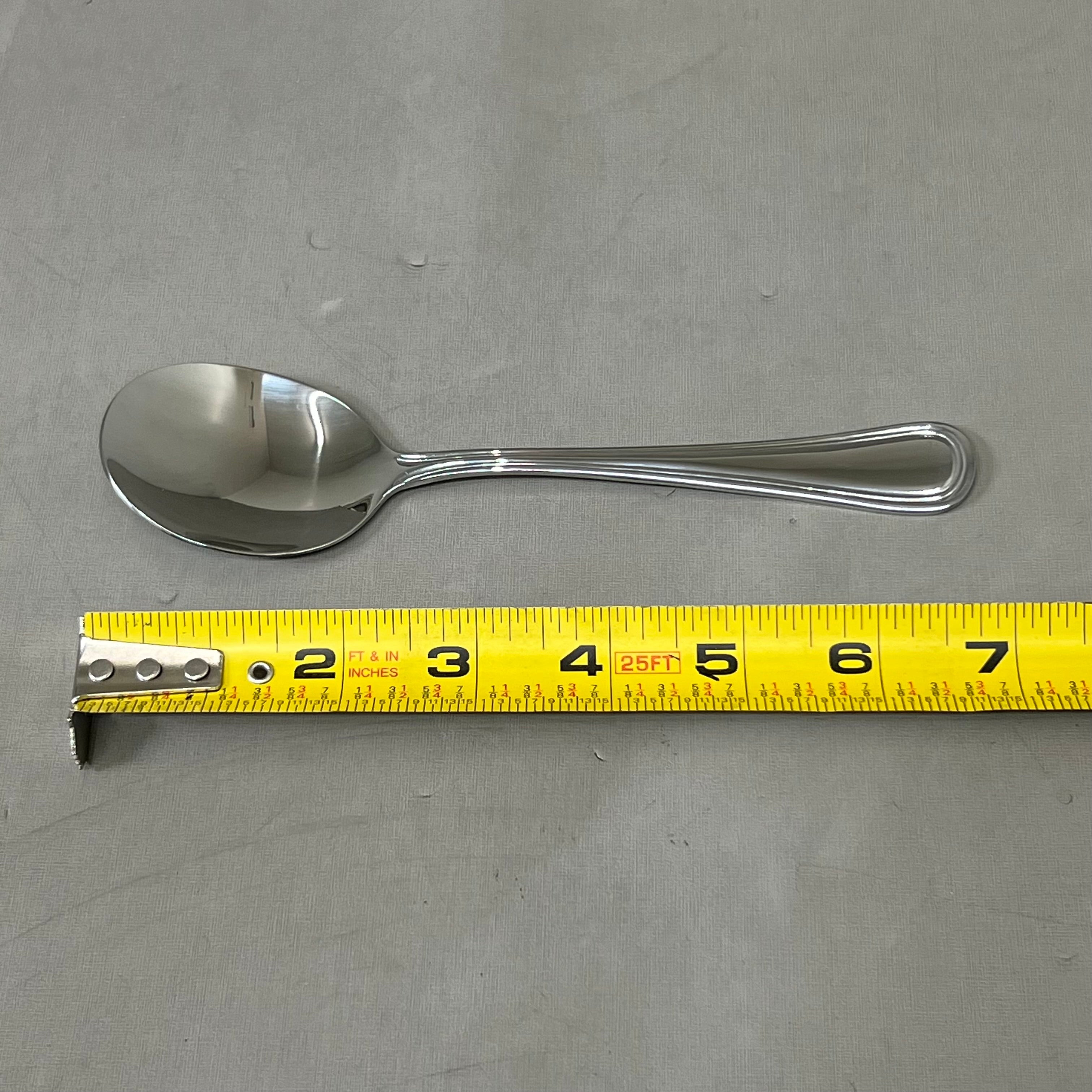 ABERT (12 Pack) Matisse Vintage Soup Spoon 6.8" Stainless Steel FP486