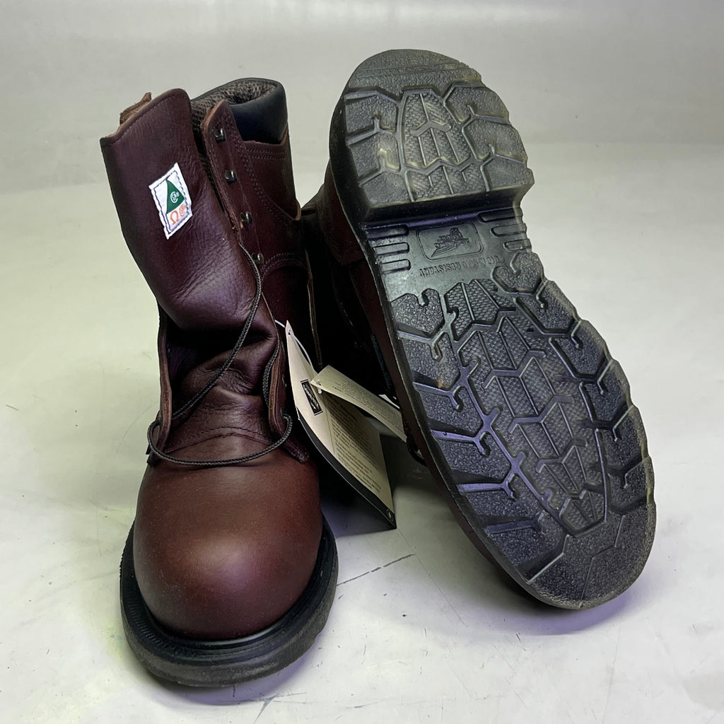 RED WING SHOES Men's Sz 9 Insulated, Waterproof CSA Safety Toe Boot, Brown 2412 (New Other, Dirty Box)