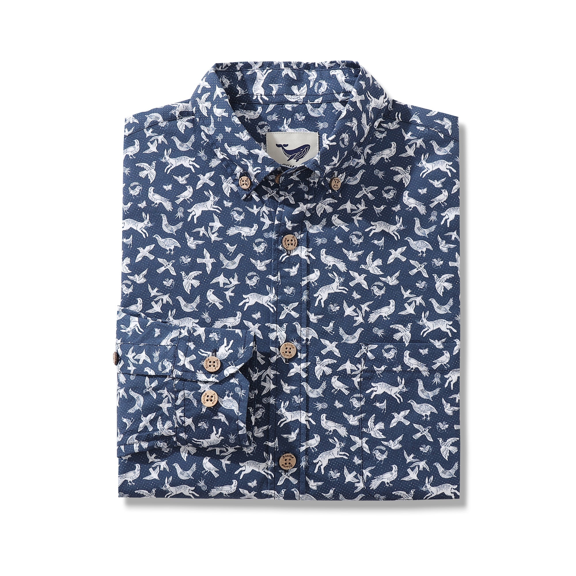 Men's Hawaiian Shirt Island Daydream Cotton Button-down Long Sleeve Aloha Shirt By Sun
